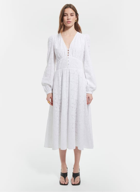 Robe ecru cintrée - rafinity Blanc by ZAPA ZAPA Robe ecru cintrée - rafinity Blanc