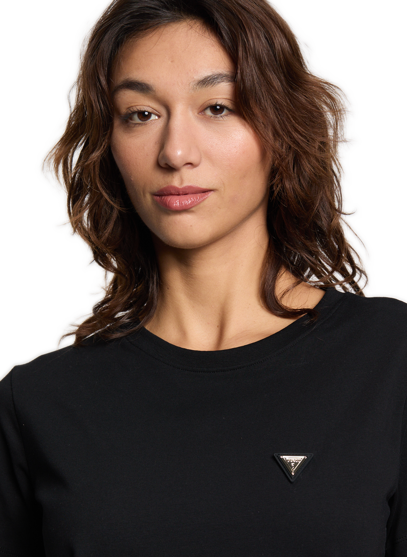 T-shirt en coton GUESS Noir