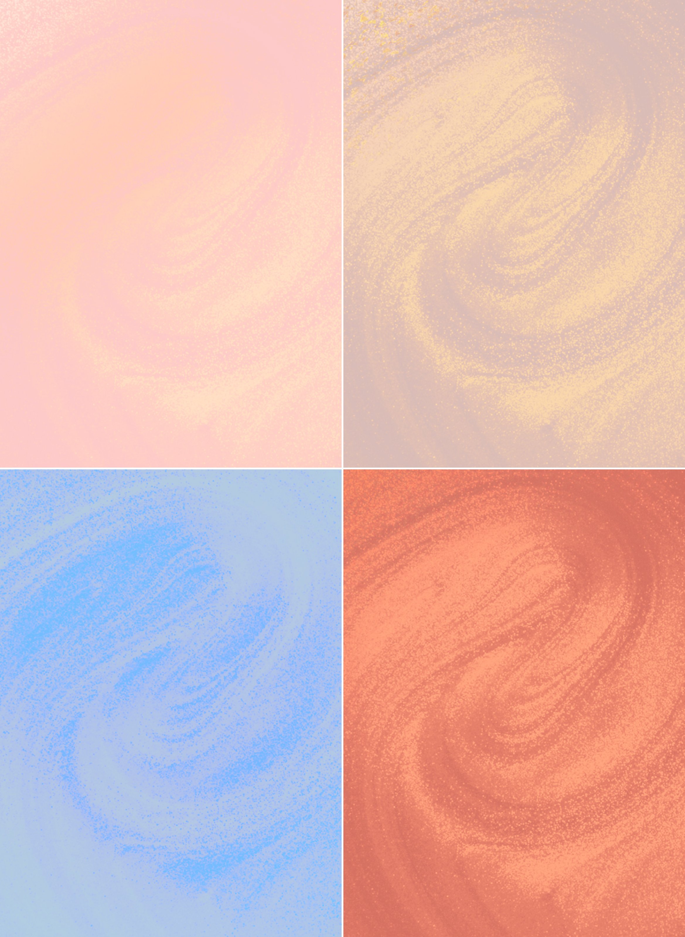 Set of 4 mini classic nail polishes OPI No color