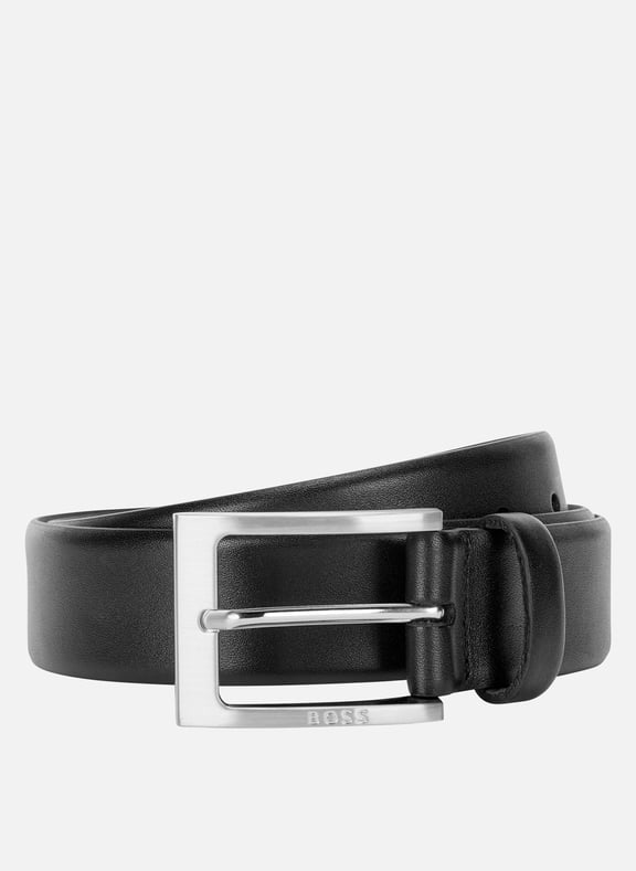 Ceinture à boucle en cuir Noir by BOSS BOSS Ceinture à boucle en cuir Noir