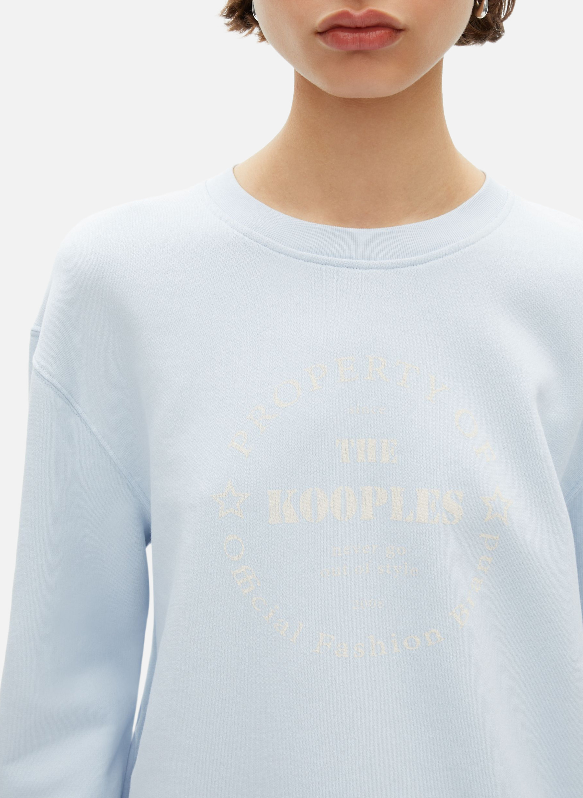 Sweatshirt avec sérigraphie THE KOOPLES Bleu