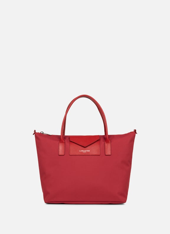 Sac cabas main - smart kba Rouge by LANCASTER LANCASTER Sac cabas main - smart kba Rouge