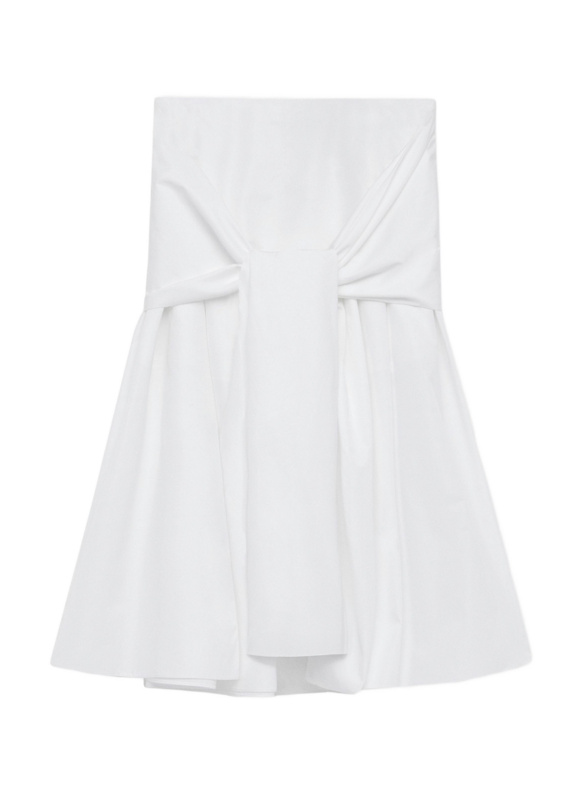 Cotton wrap skirt LOEWE White