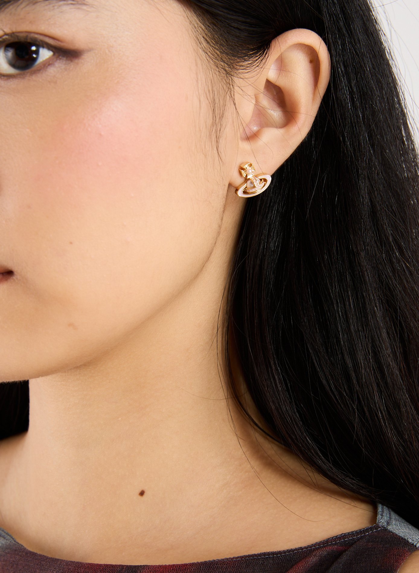 Simonetta Bas relief earrings VIVIENNE WESTWOOD Pink