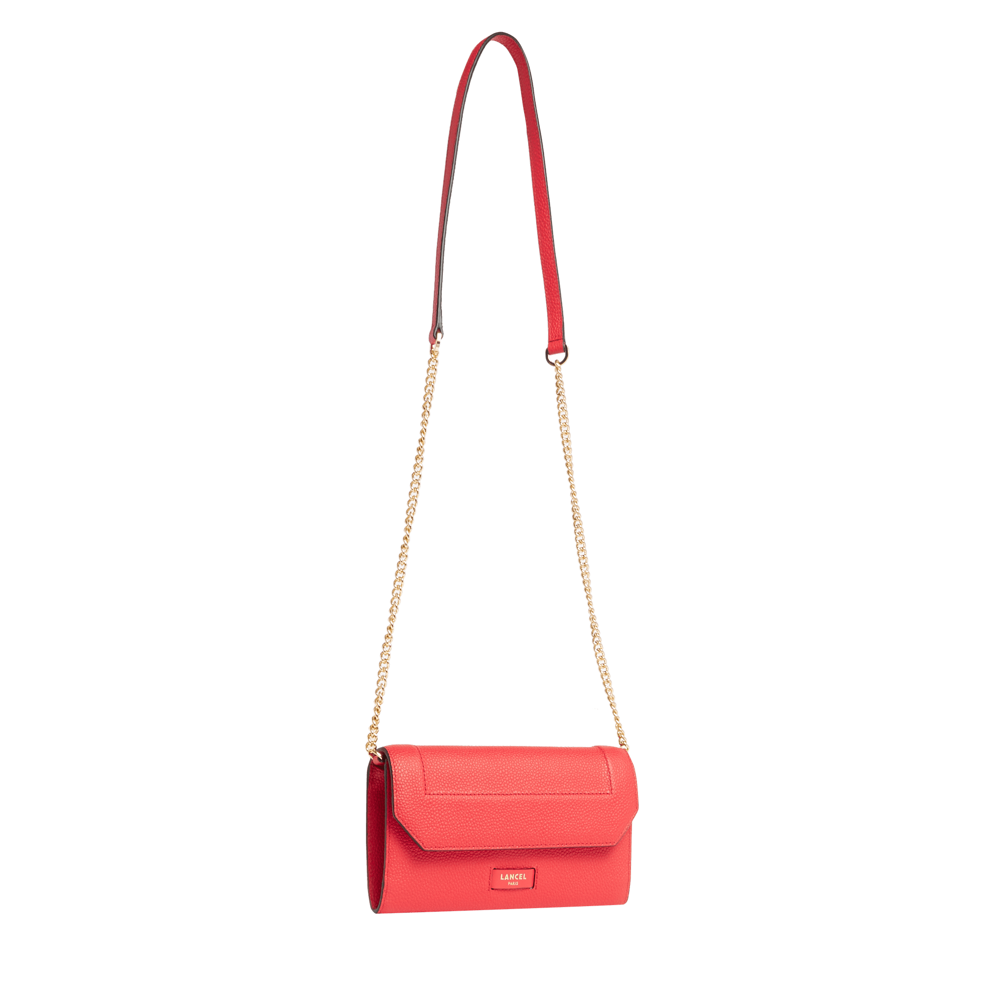Portefeuille chaîne - ninon de lancel LANCEL Rouge