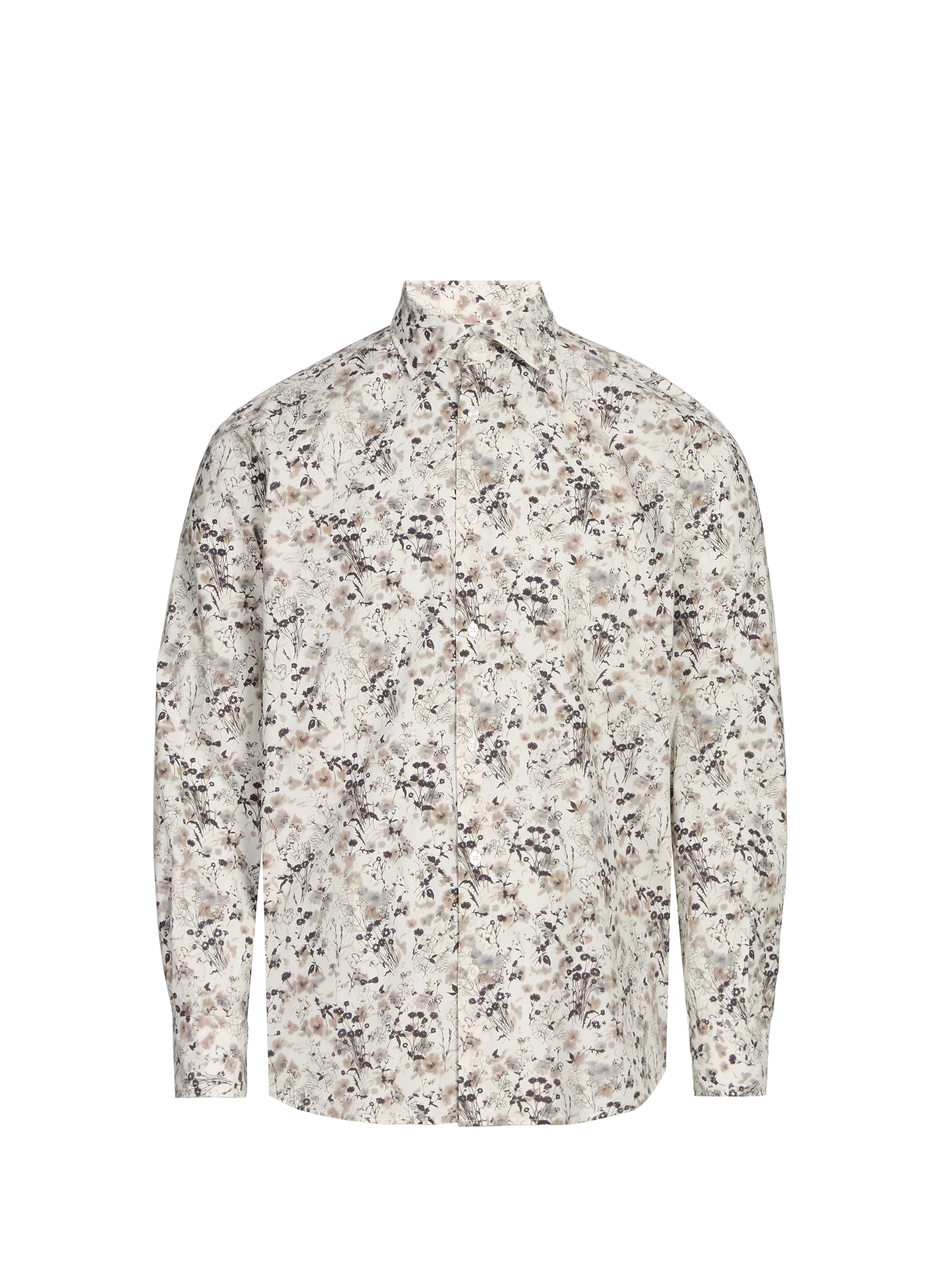  Printed cotton shirt EDEN PARK Brown
