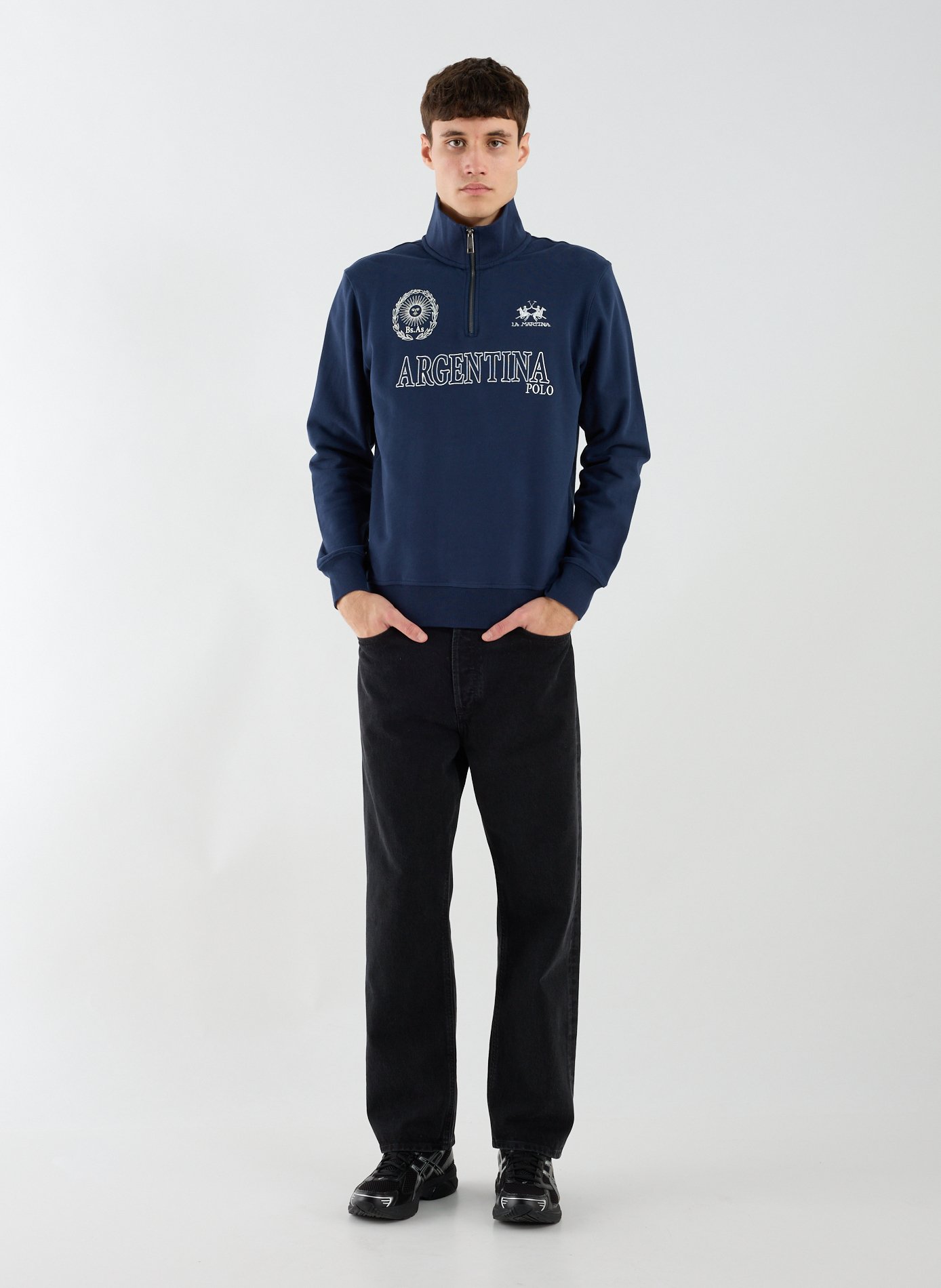 Sweatshirt en coton LA MARTINA Bleu