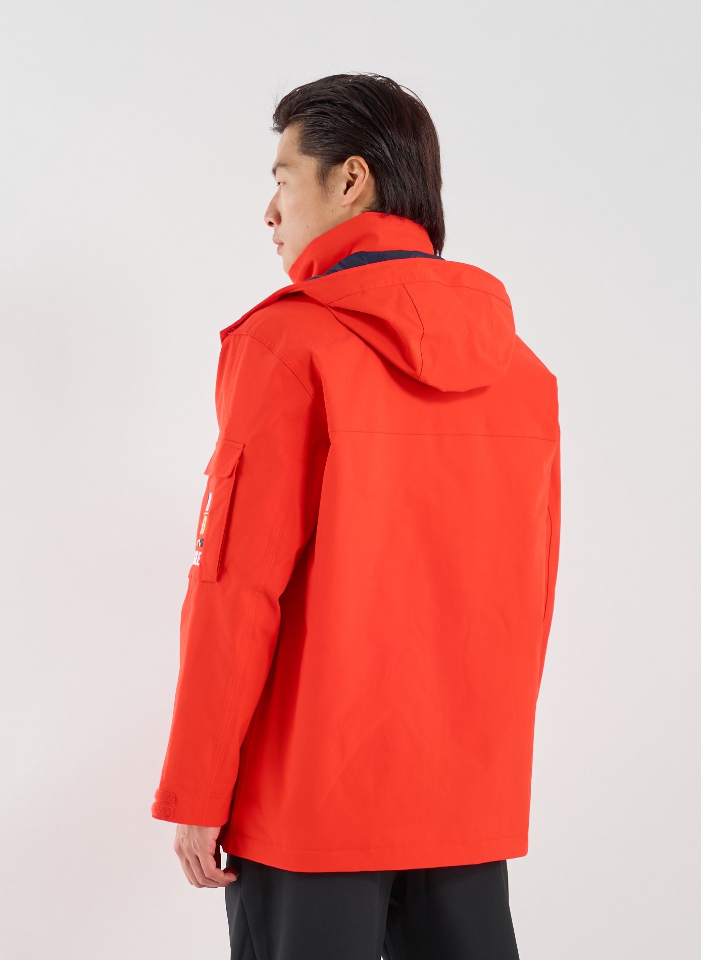 Mid-length Copeland waterproof parka with hood AIGLE Red