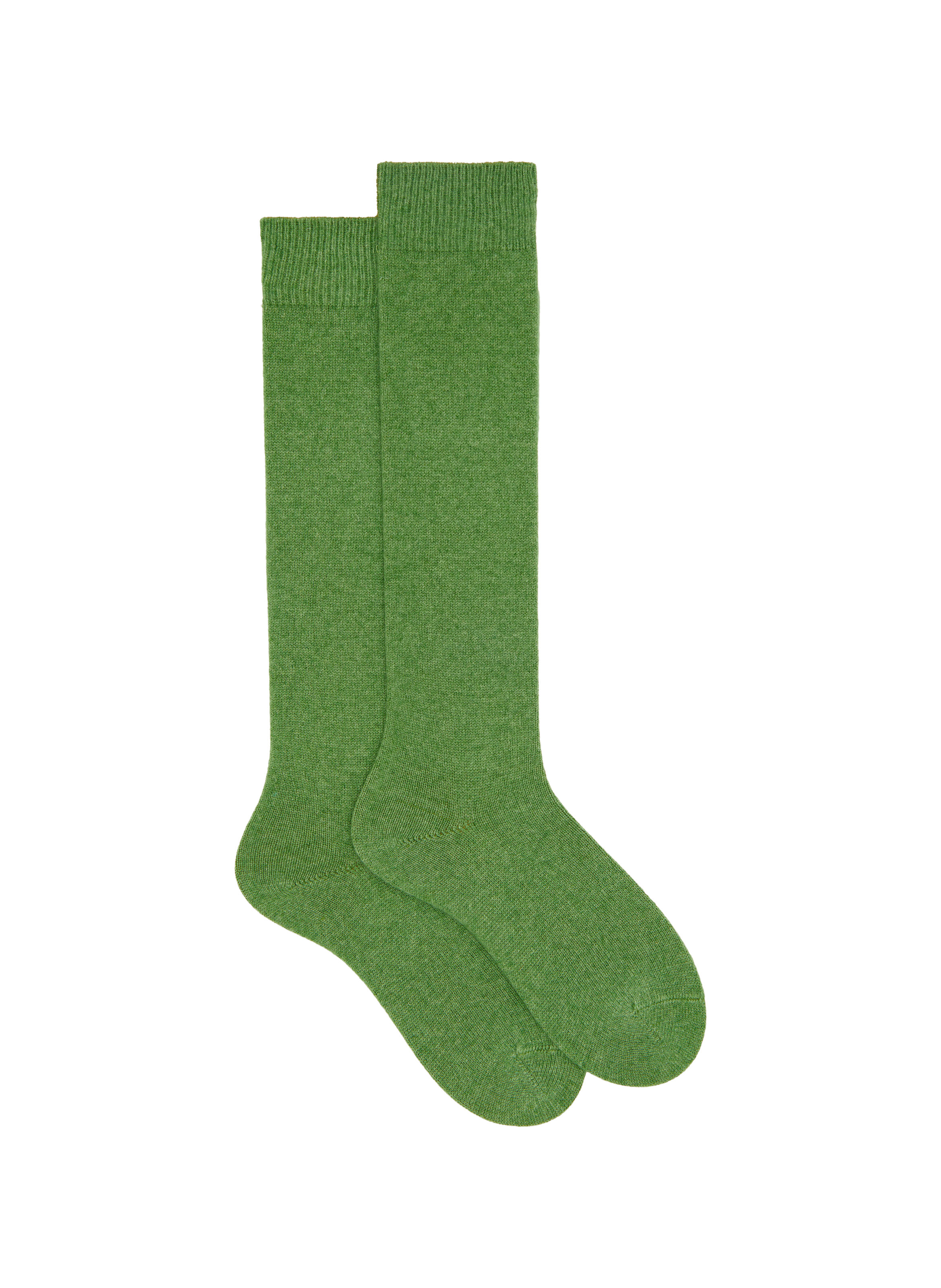 Chaussettes hautes en laine et cachemire DORÉ DORÉ Vert