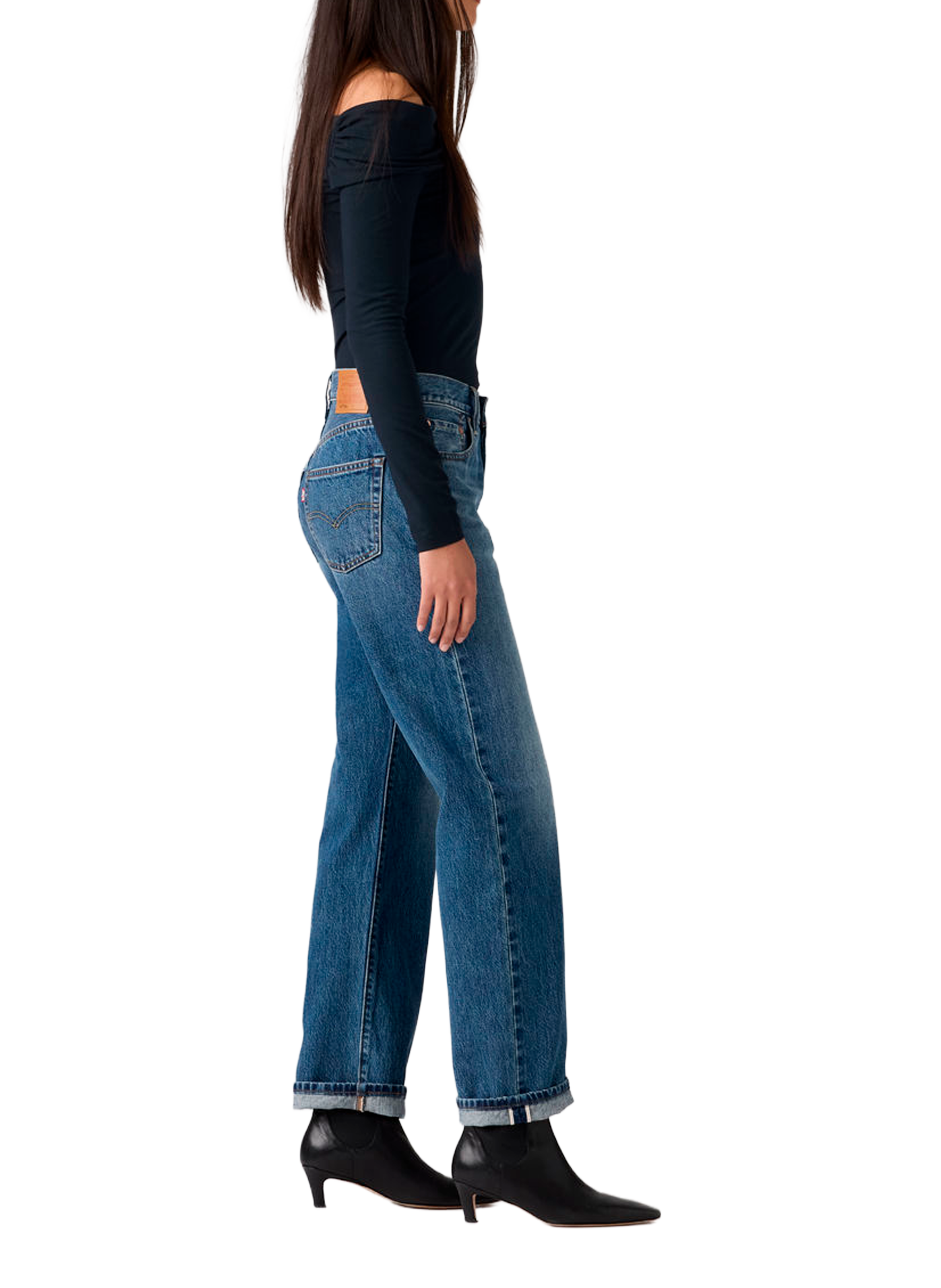 Jeans 501 90's en coton LEVI'S Bleu