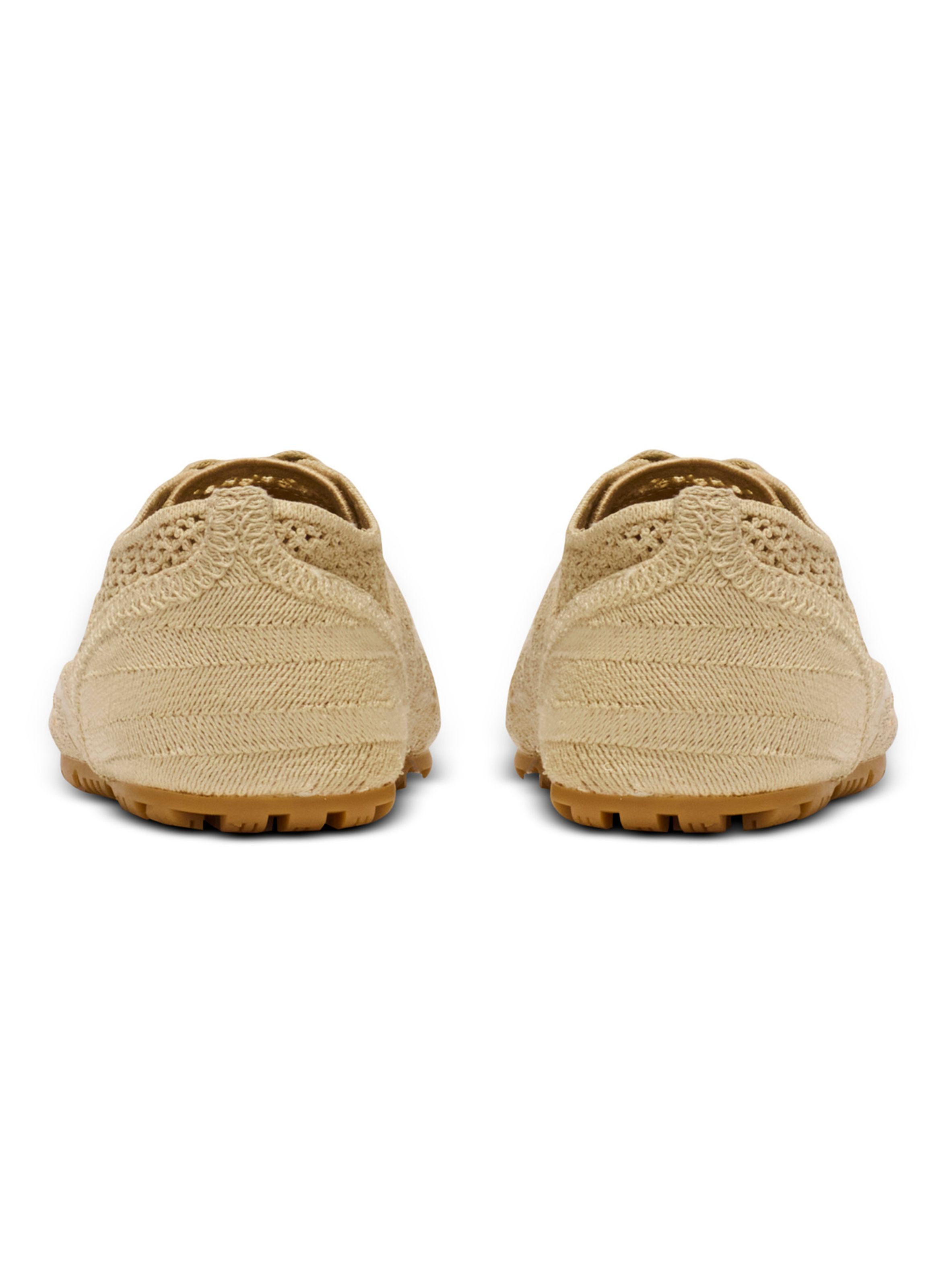 Baskets racer 45 en macramé BALMAIN Beige