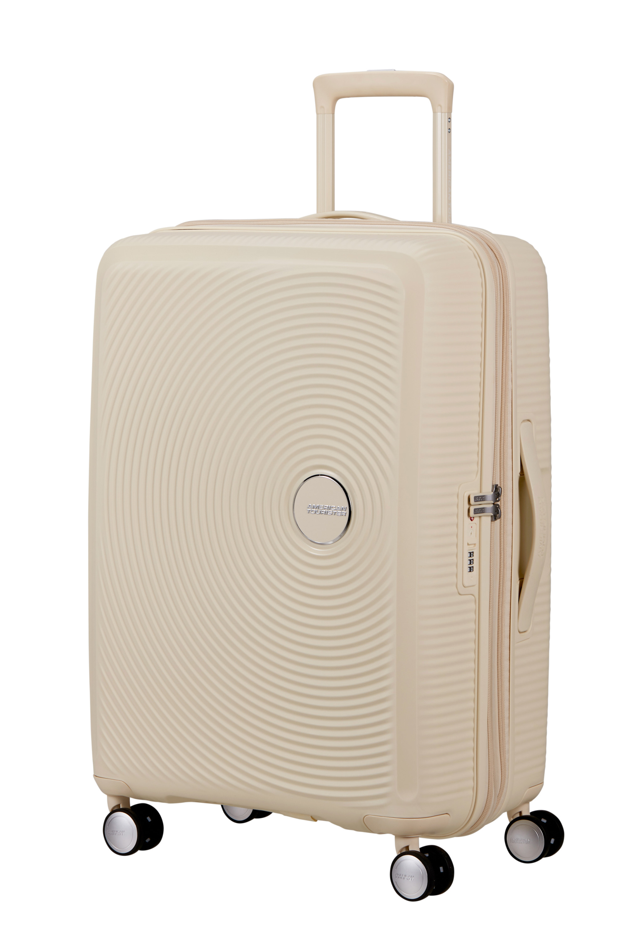 Soundbox valise 4 roues taille m AMERICAN TOURISTER Beige