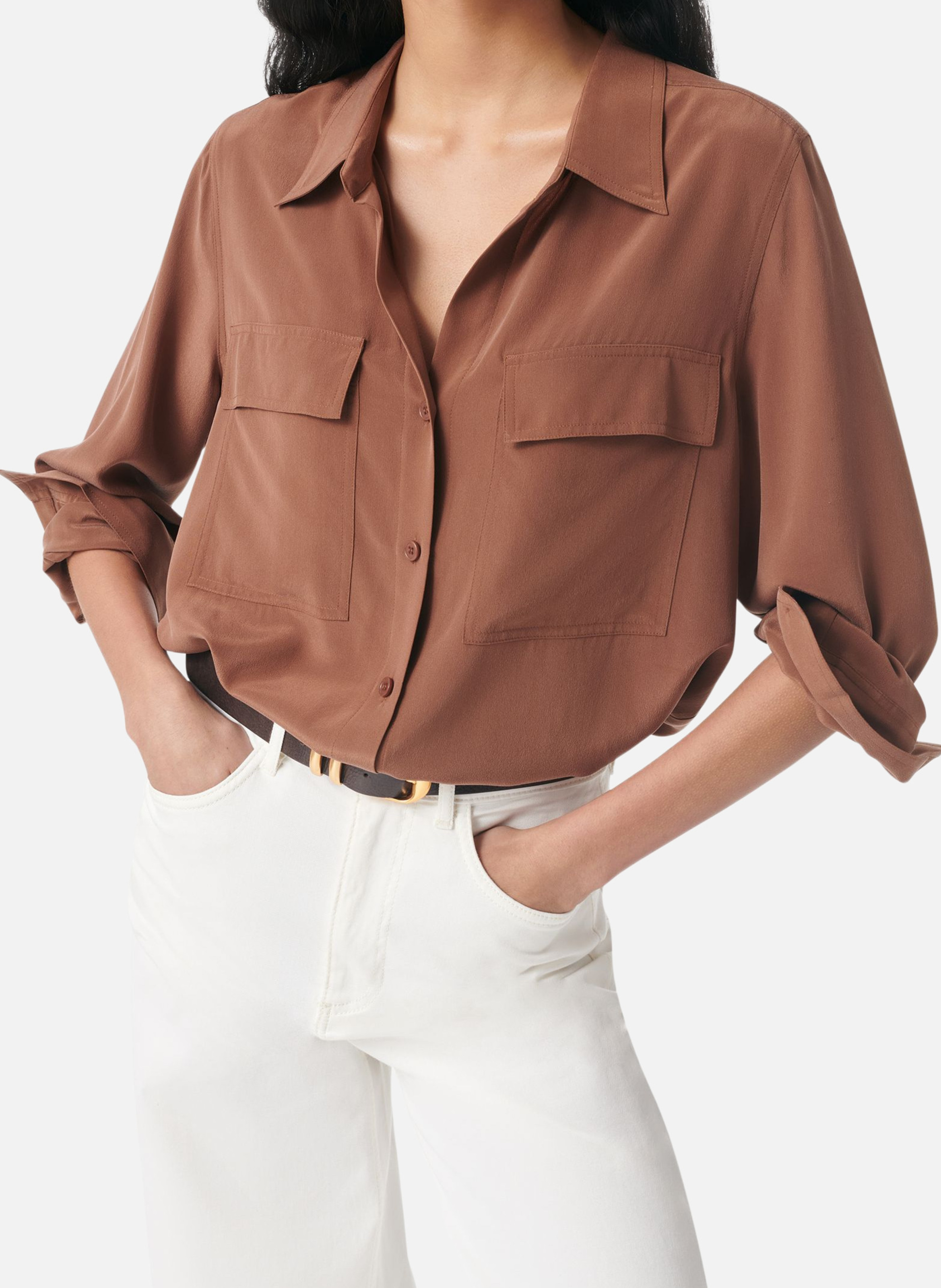 Chemise demo VANESSA BRUNO Marron