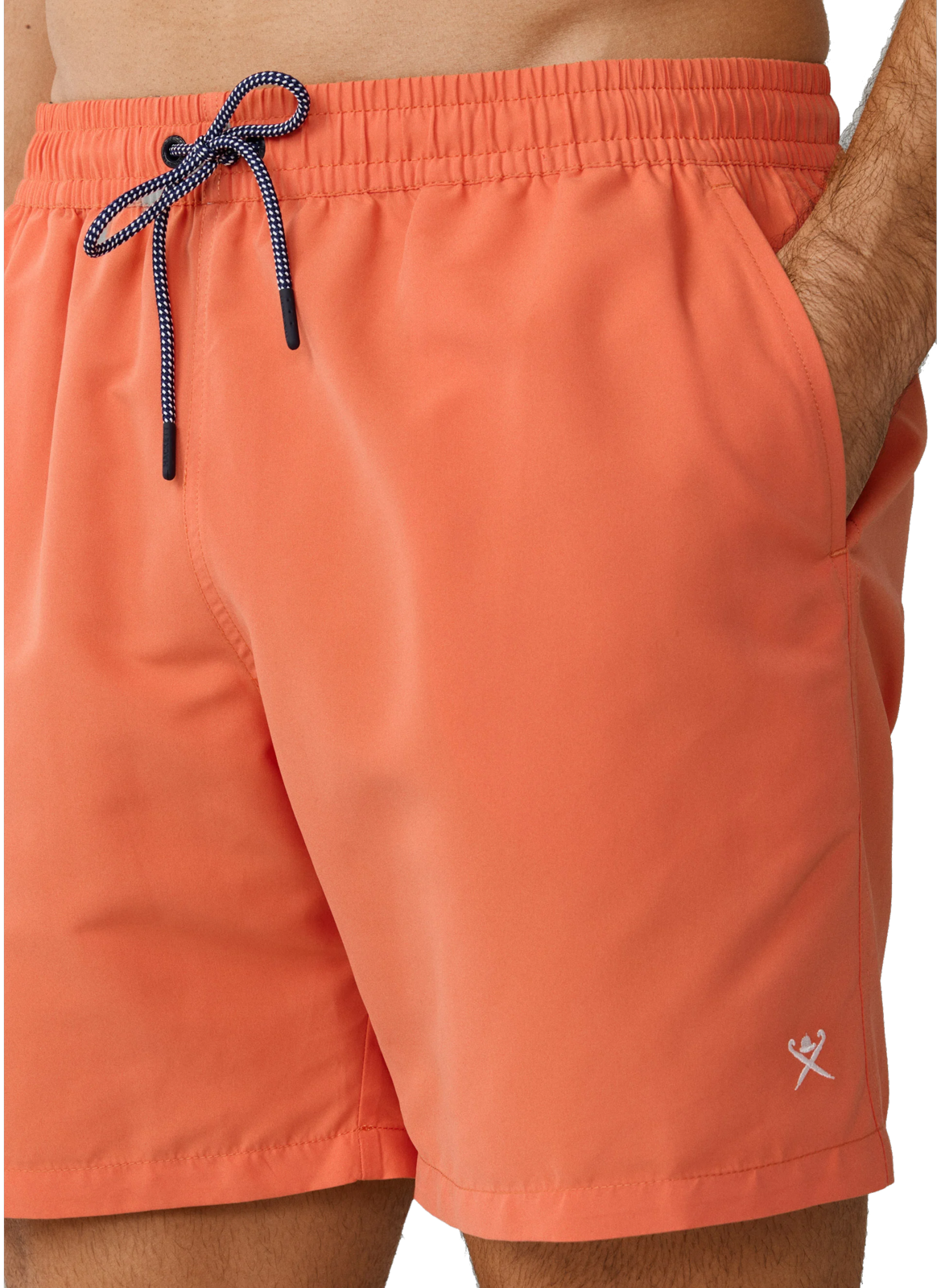 Short de bain uni HACKETT Orange