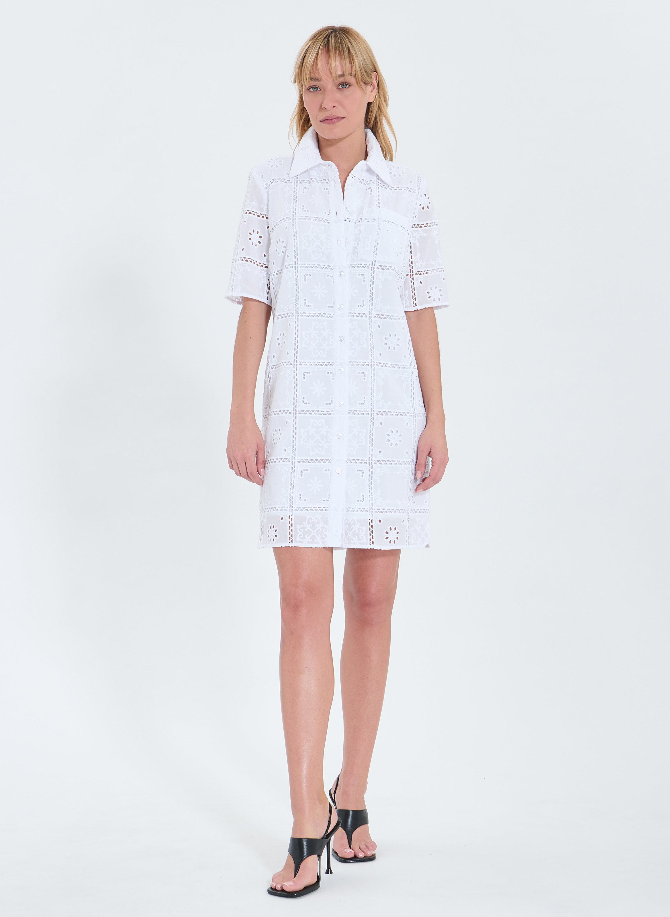 Robe  relina ZAPA Blanc