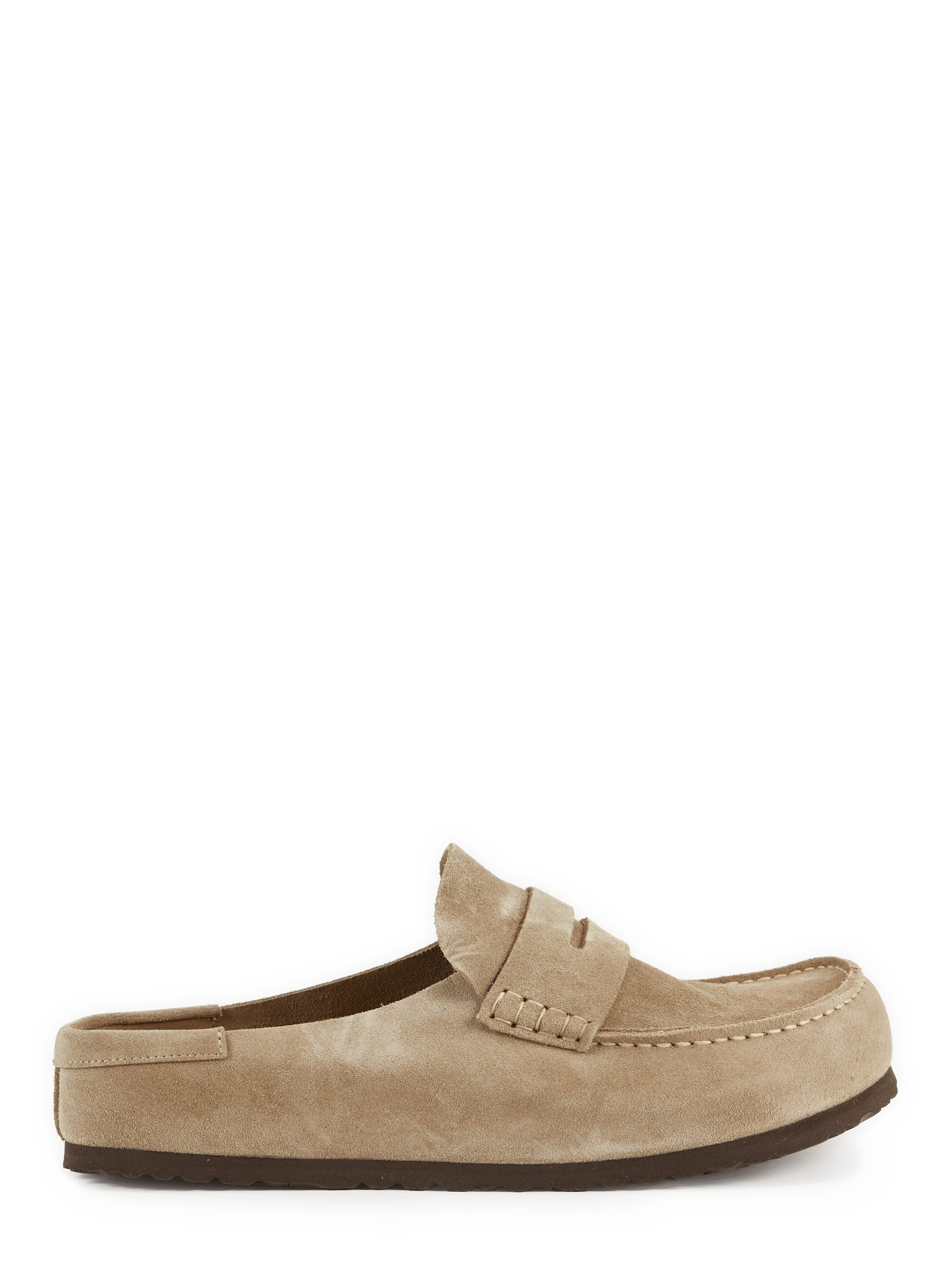 Mules Naples en cuir suédé NAPLES Taupe