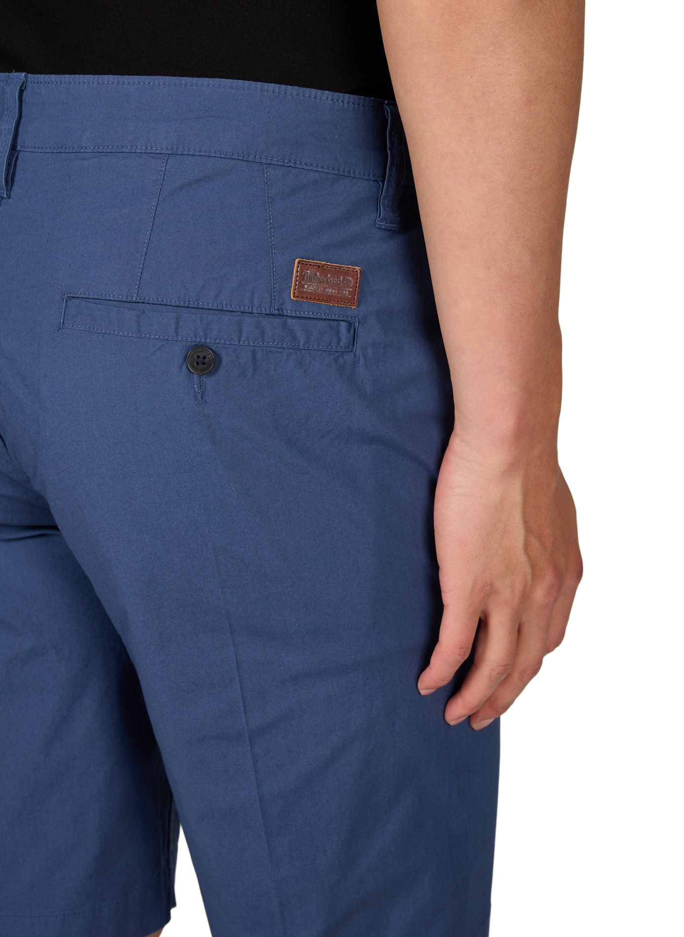 Cotton-blend chino-style shorts TIMBERLAND Blue