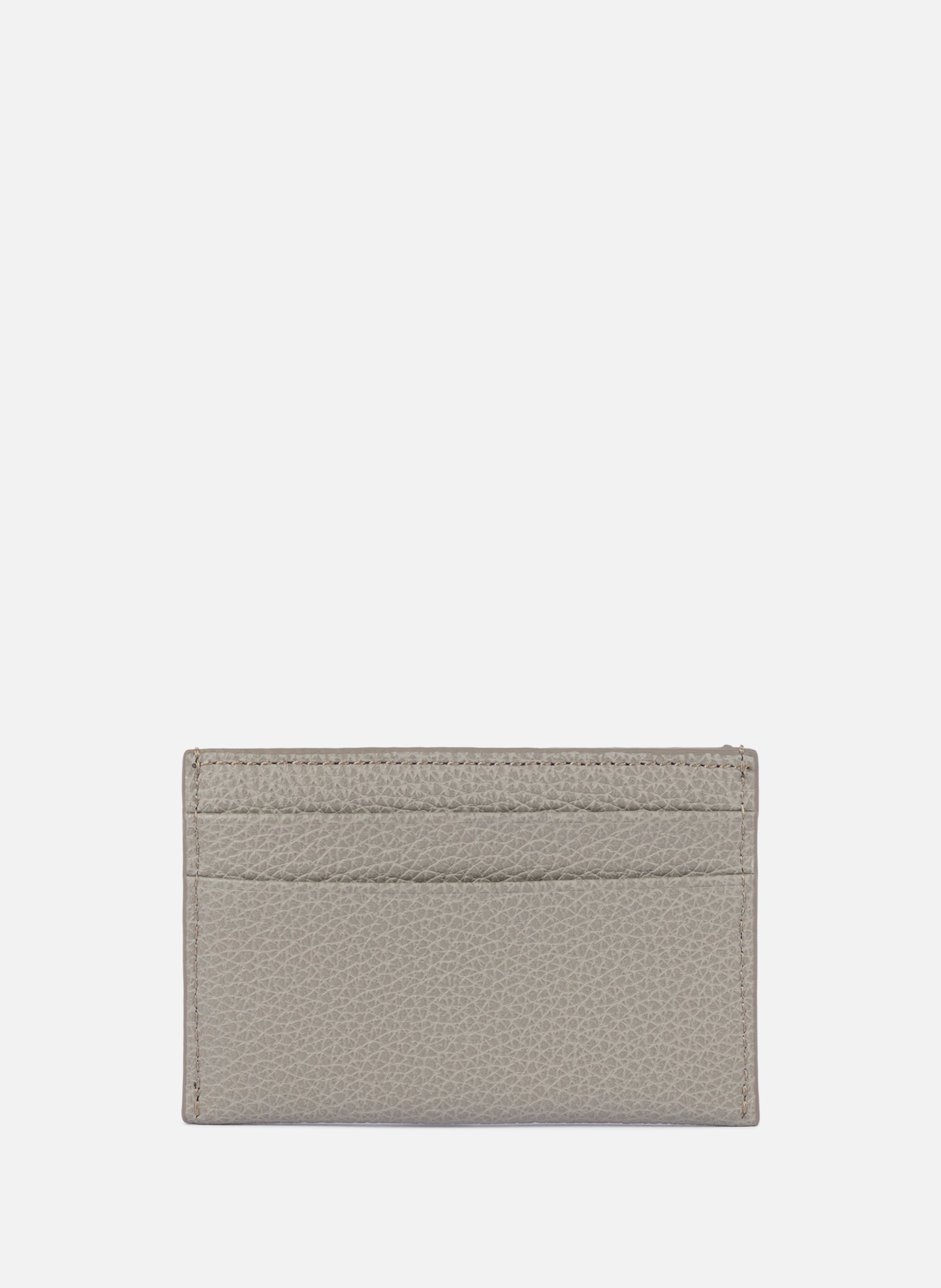 Porte-cartes - foulonné pm LANCASTER Gris