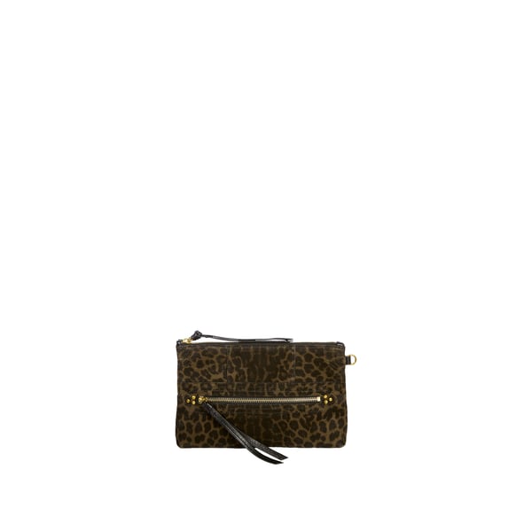 Pochette Lucky en cuir velours Pochette Lucky en cuir velours