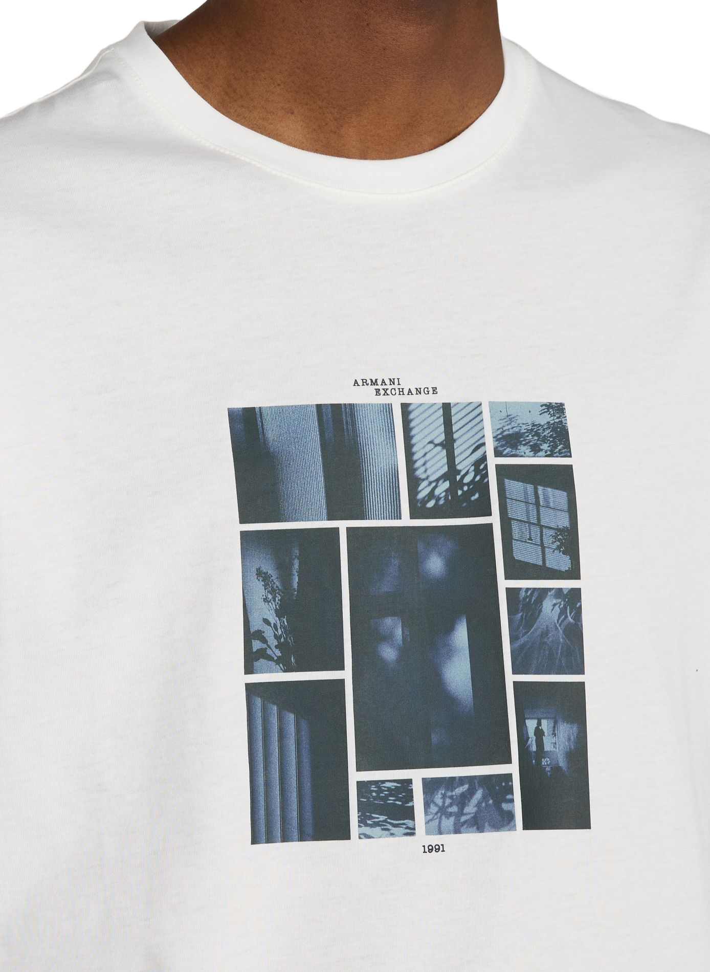 Cotton T-shirt ARMANI EXCHANGE White