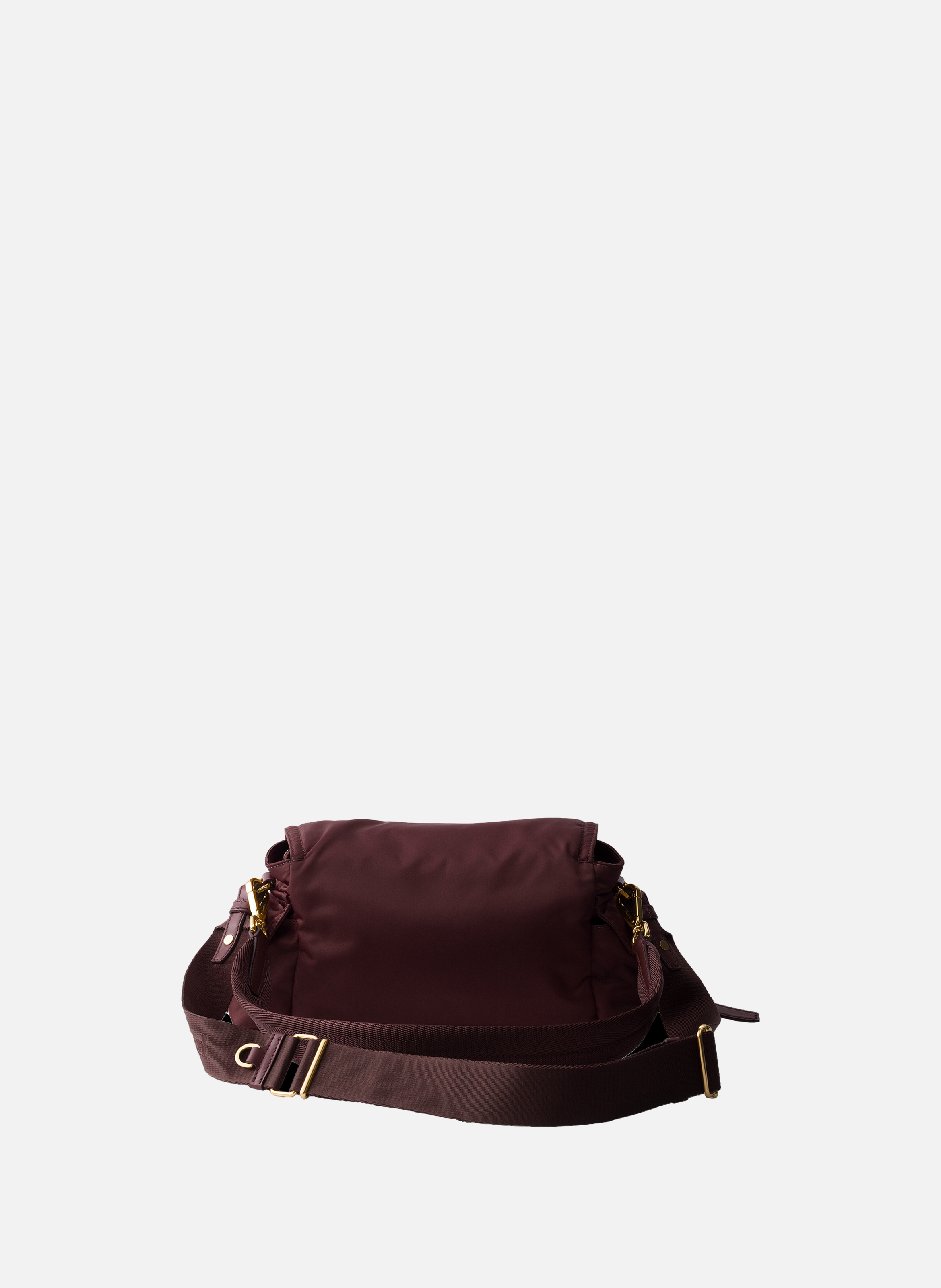 Sac porté épaule  prada explore en re-nylon moyen PRADA Rouge