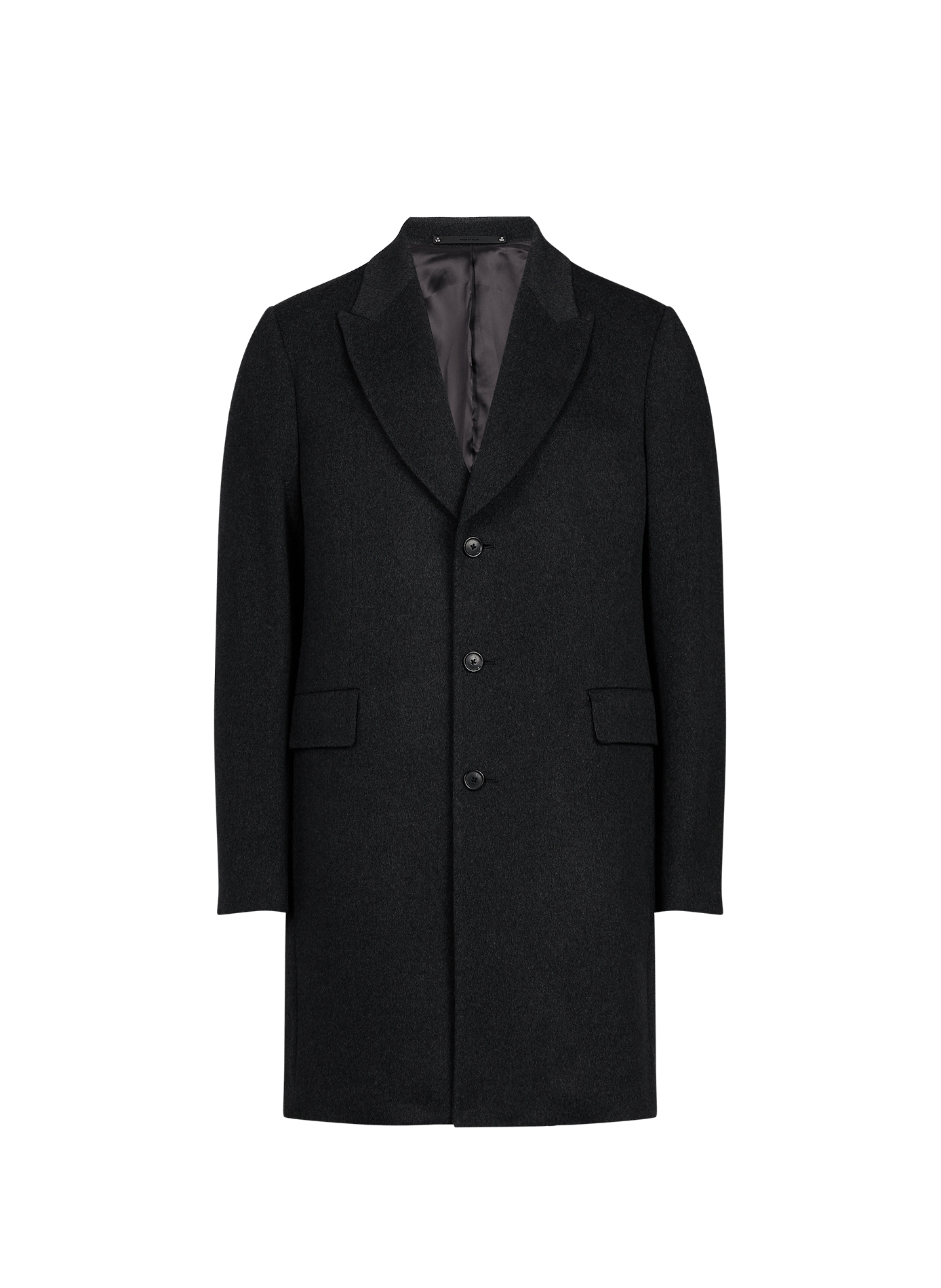 Straight coat in wool and cashmere PAUL SMITH Grey