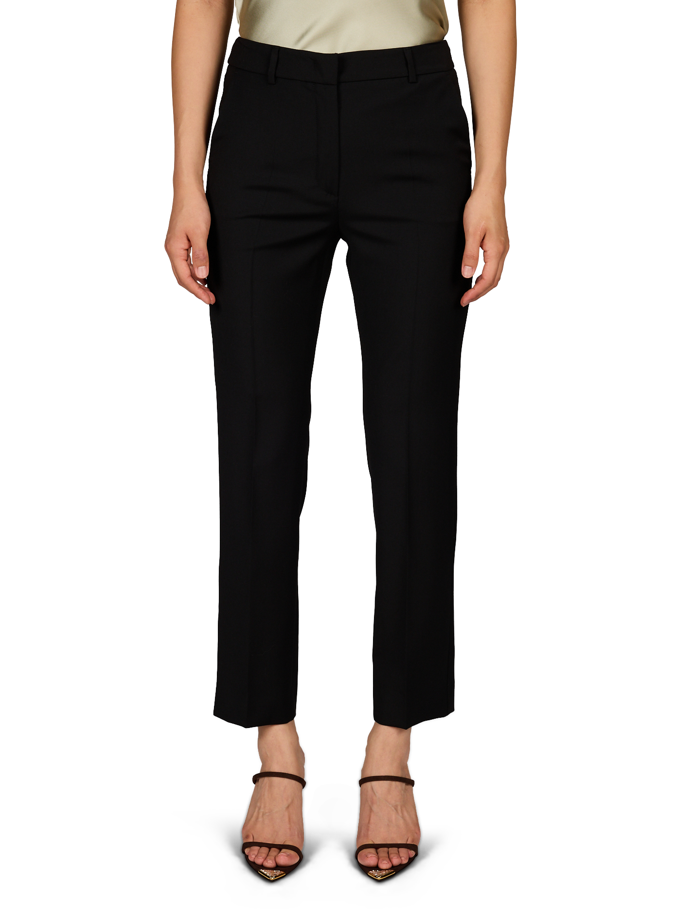 Wollhose in Uni-Farbe MAX MARA WEEK END Schwarz
