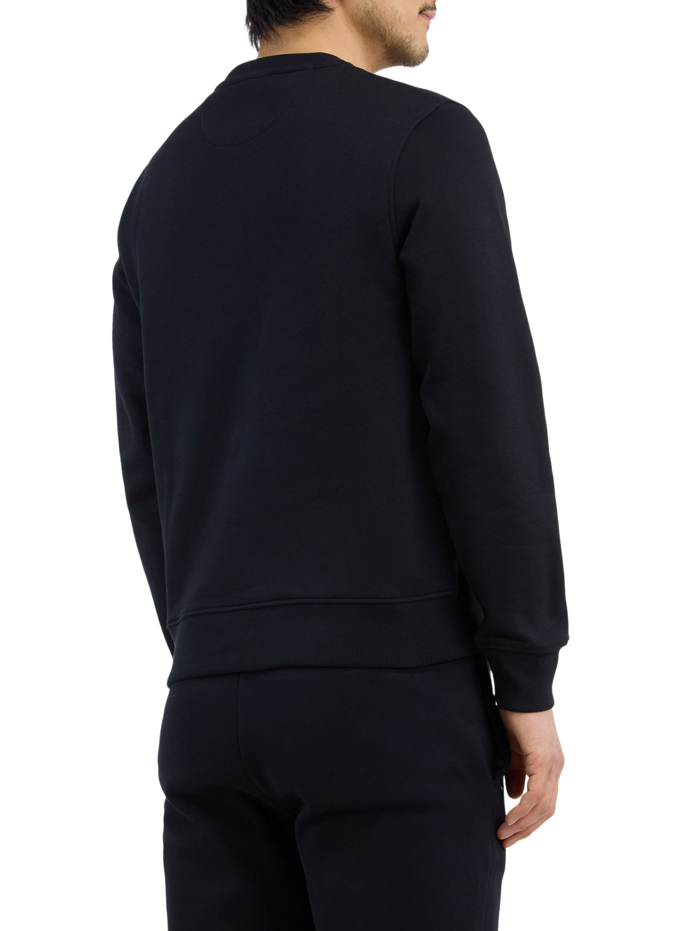 Sweat col rond en coton | Zwart EDEN PARK Heren