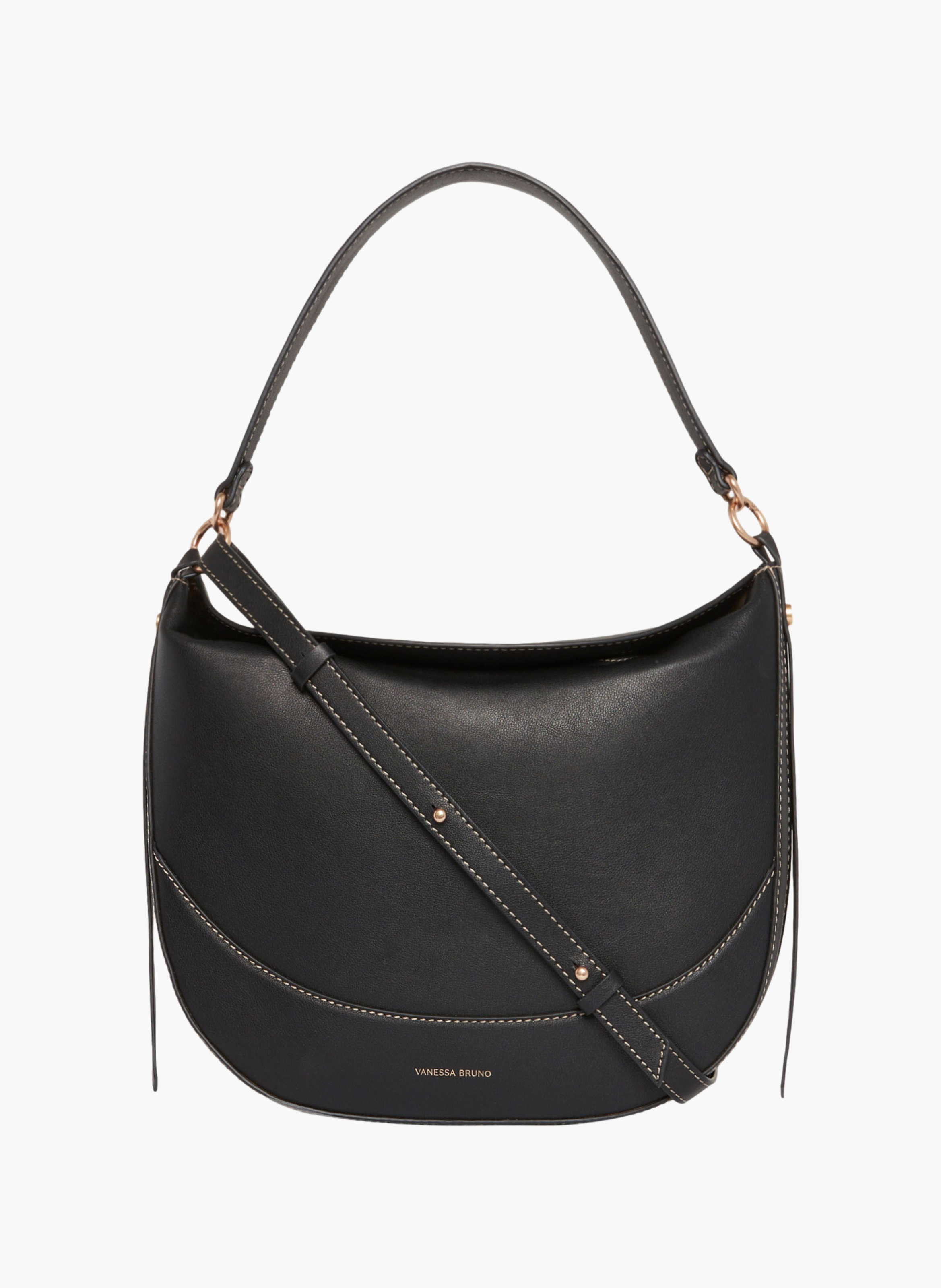 Grand sac daily en cuir VANESSA BRUNO Noir