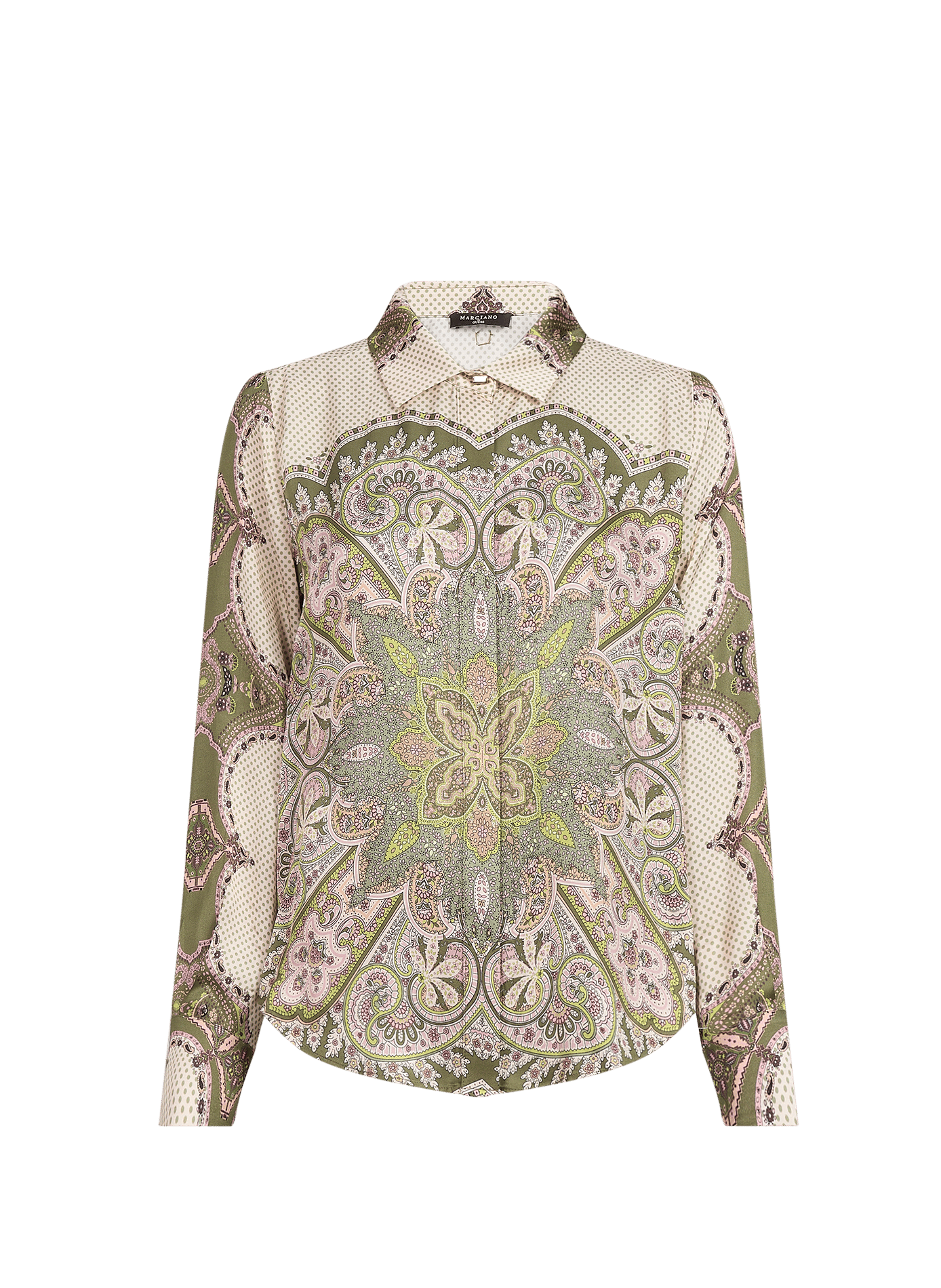 Straight fluid printed shirt GUESS Multicolour