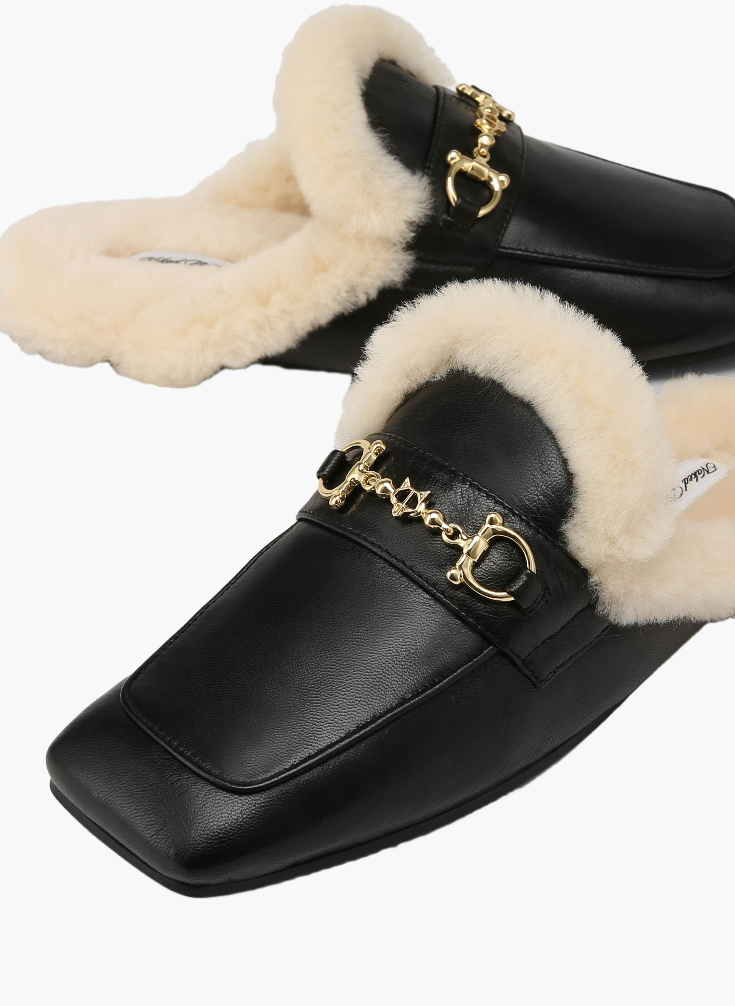 Mocassins berkley en cuir NAKED WOLFE Noir