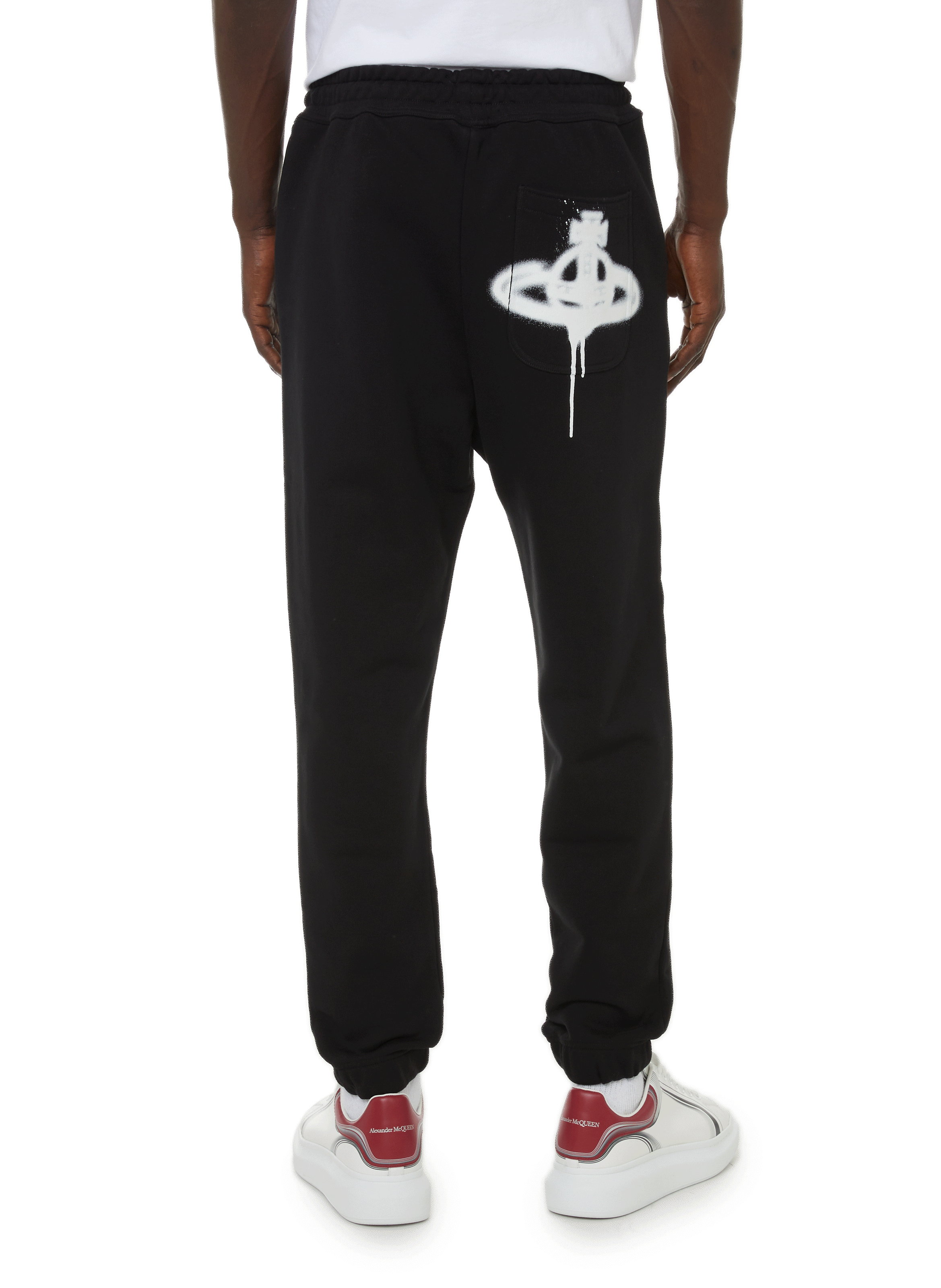 Cotton jersey joggers VIVIENNE WESTWOOD Black