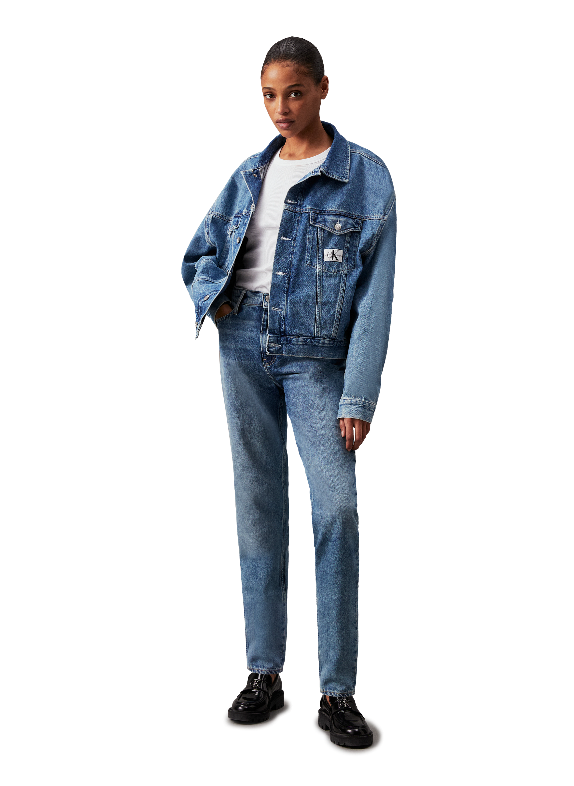 D-BARCY JACKET CALVIN KLEIN White