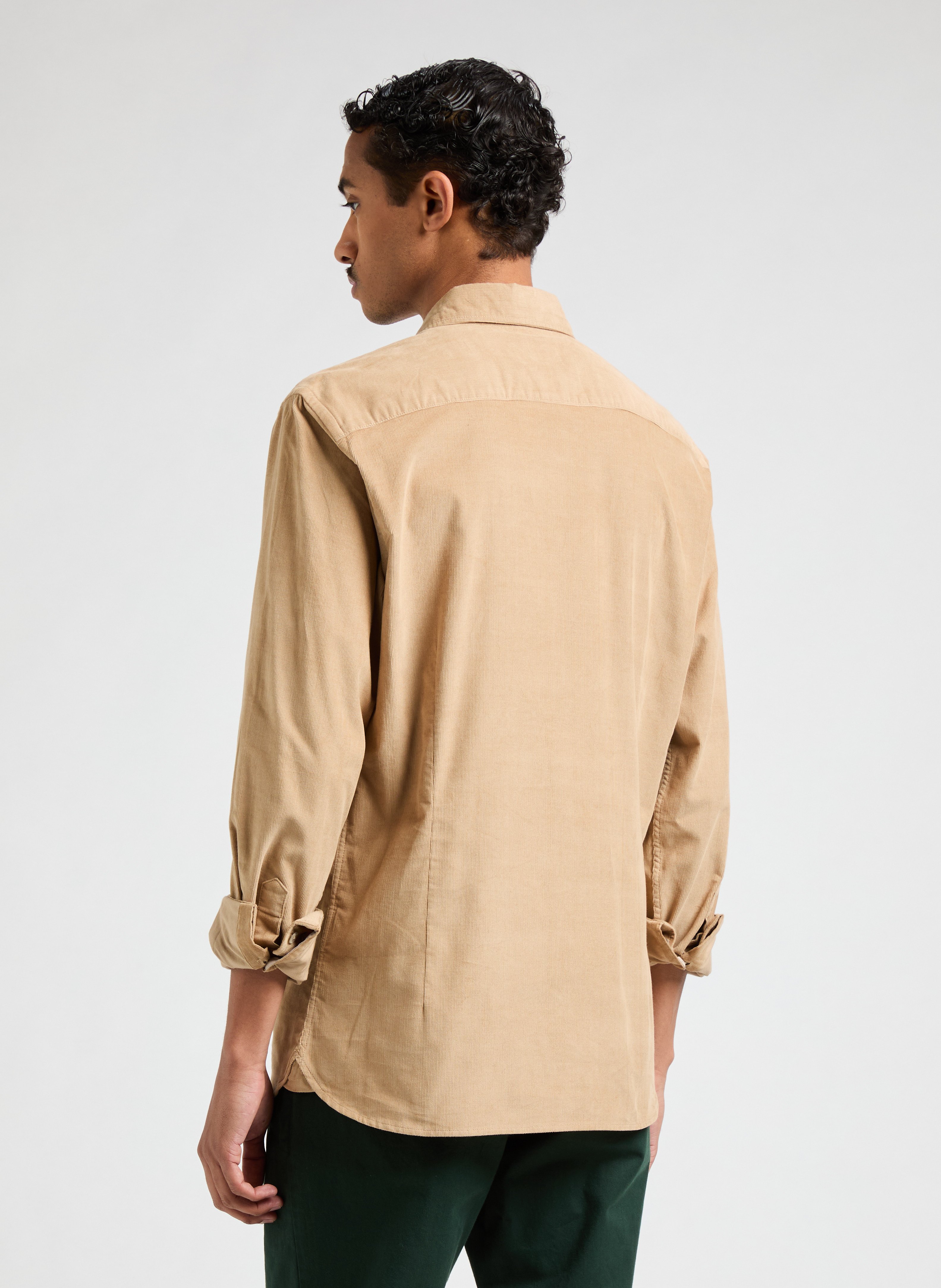 Chemise en coton HACKETT Beige