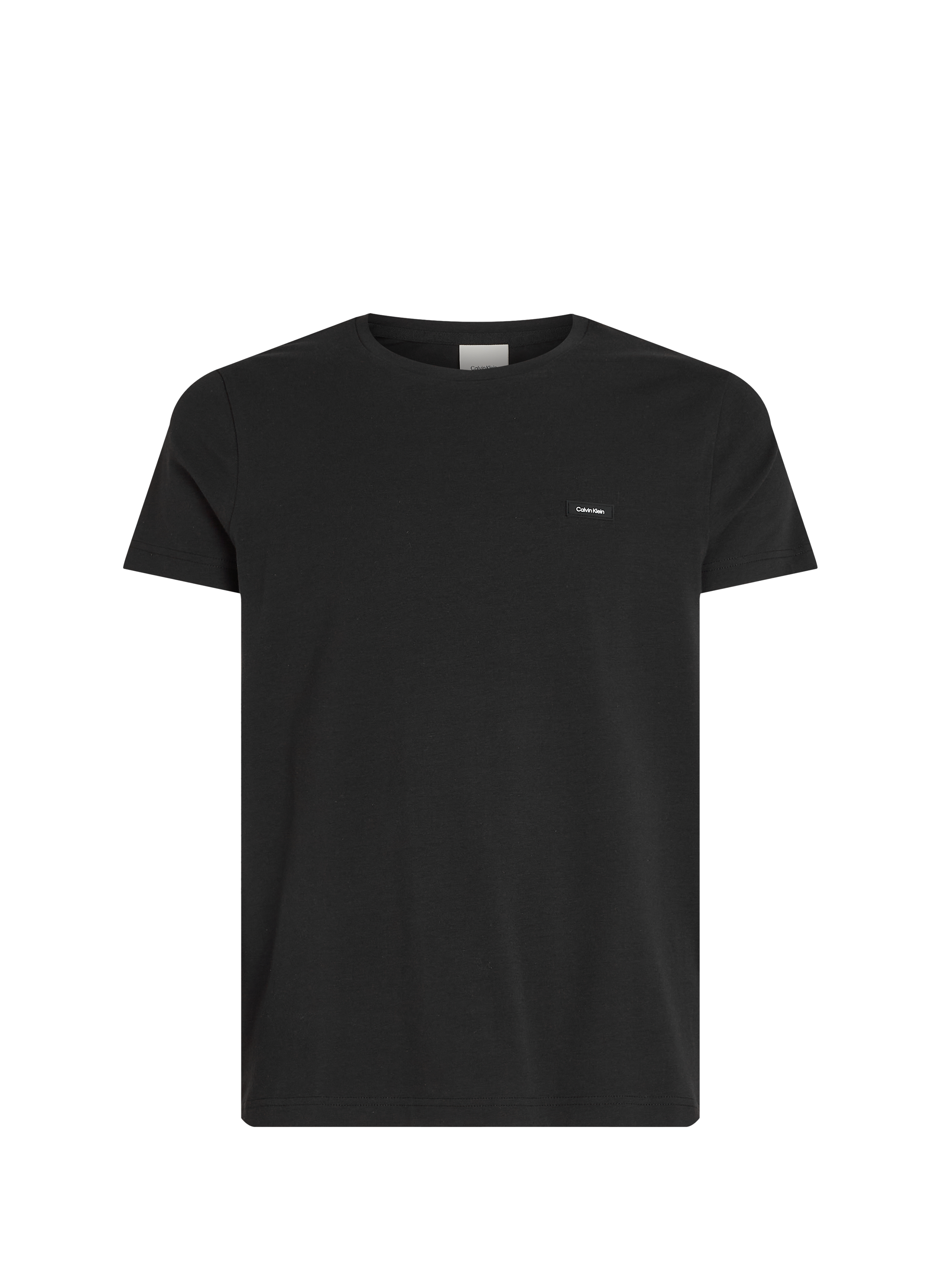 T-shirt slim en coton CALVIN KLEIN Noir