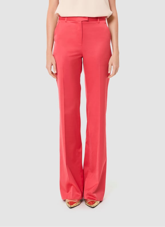 Pantalon droit uni - pitt Rouge by TARA JARMON TARA JARMON Pantalon droit uni - pitt Rouge