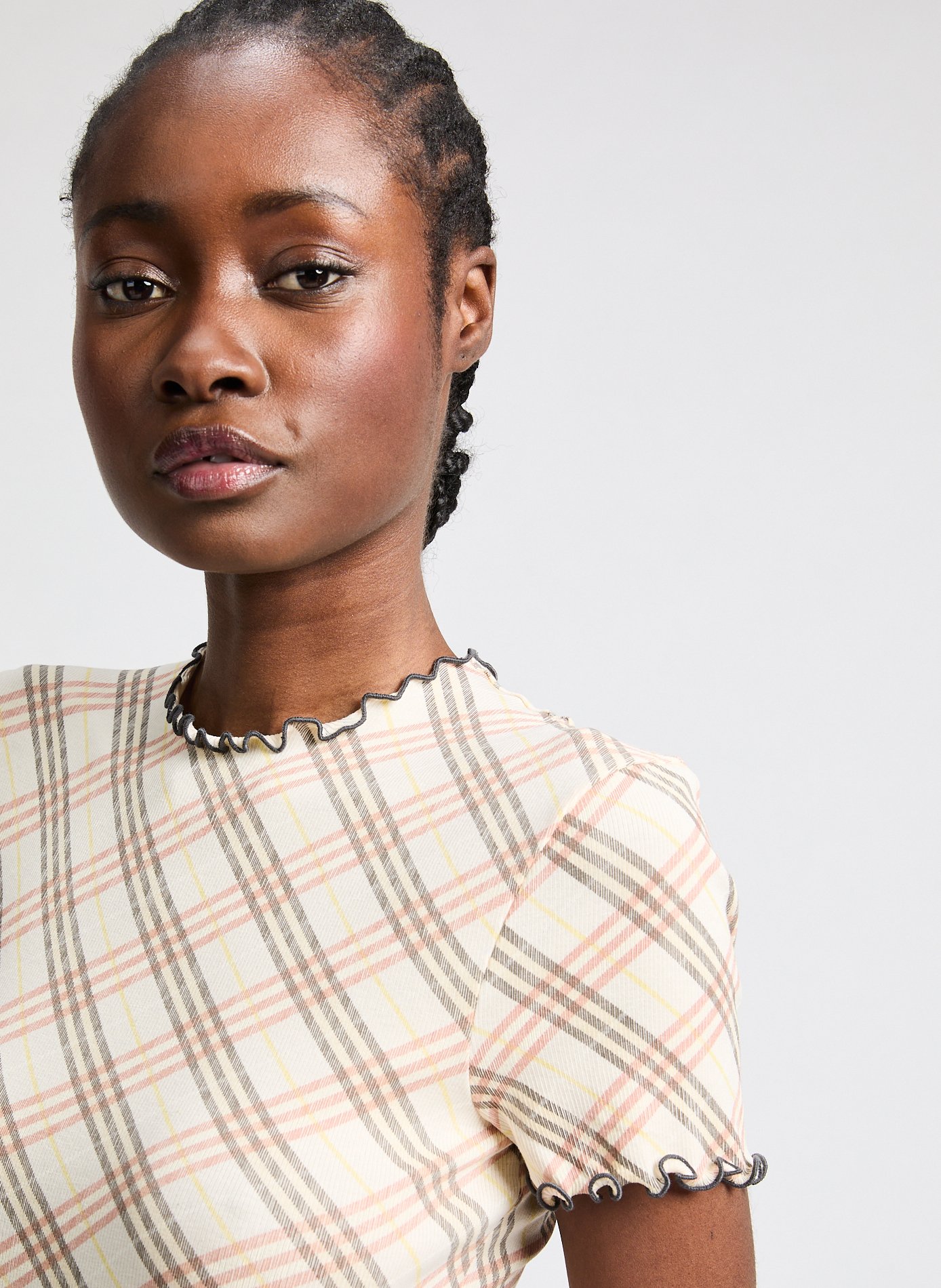 Checked top BURBERRY Multicolour