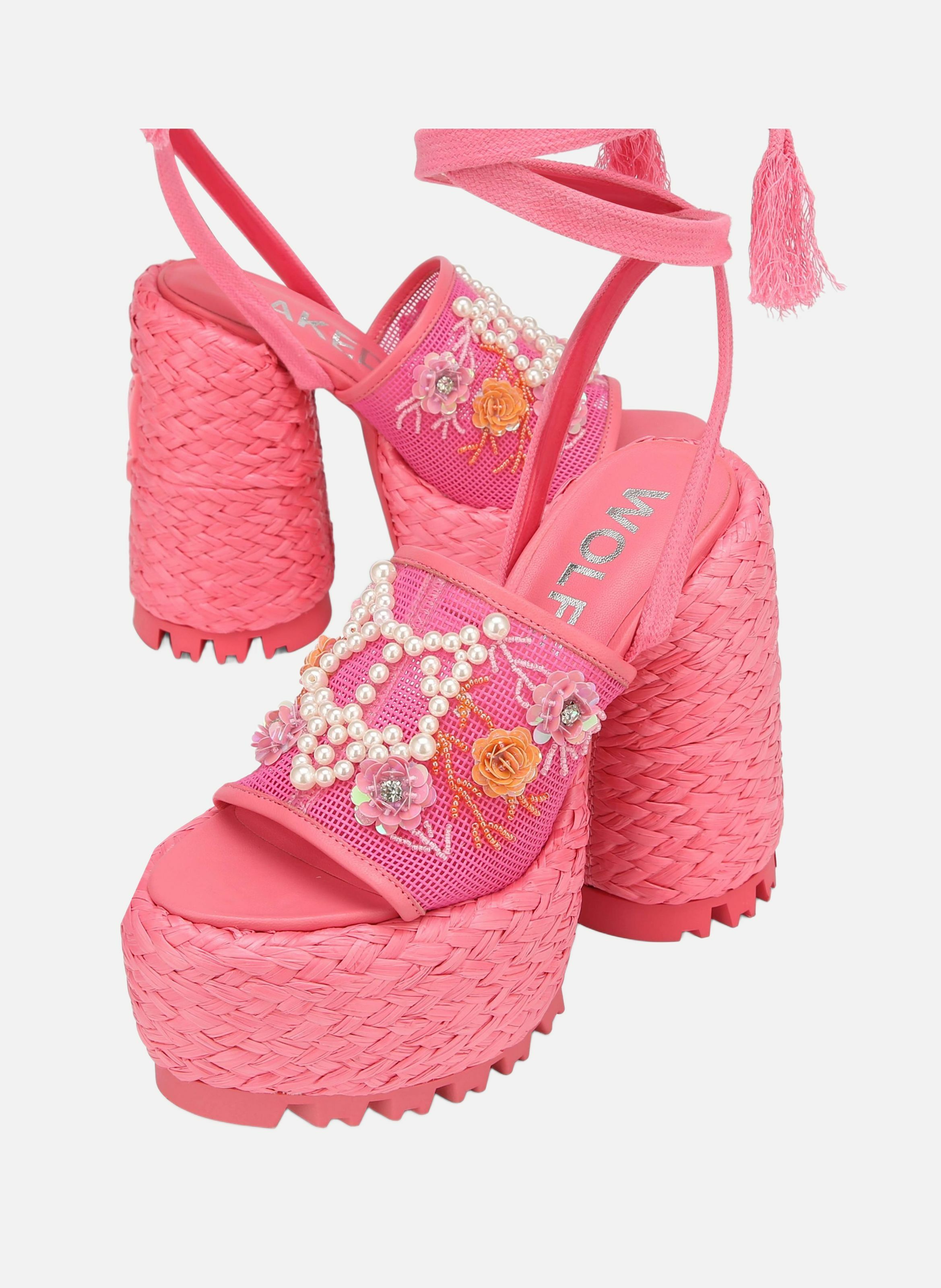 Escarpins bluebell NAKED WOLFE Rose