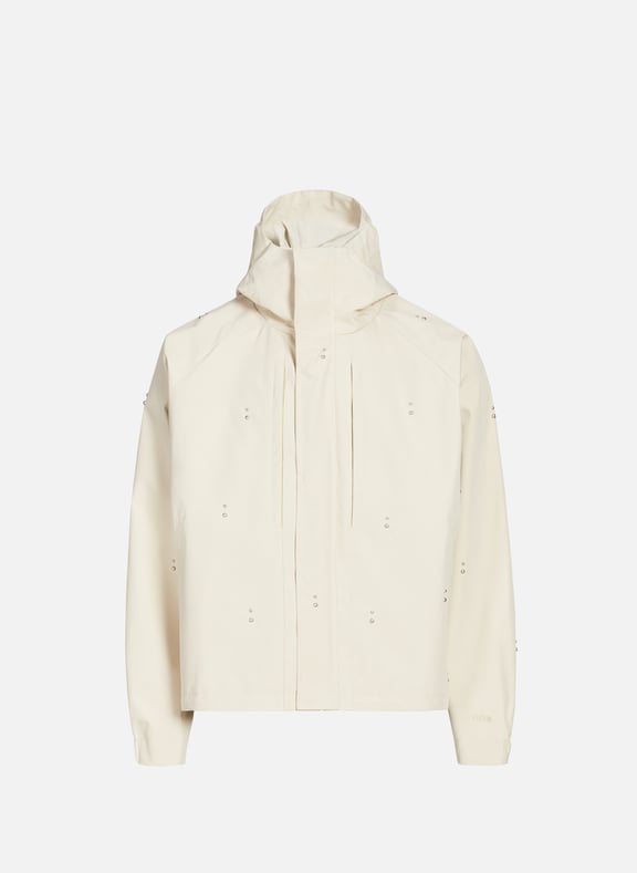 Straight parka with studs Beige by ARTE ANTWERP ARTE ANTWERP Straight parka with studs Beige