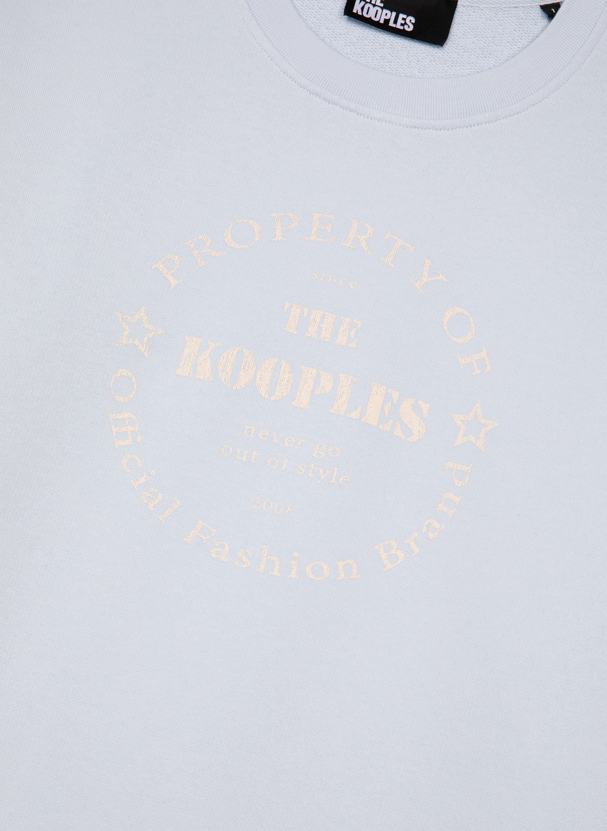 Sweatshirt avec sérigraphie THE KOOPLES Bleu