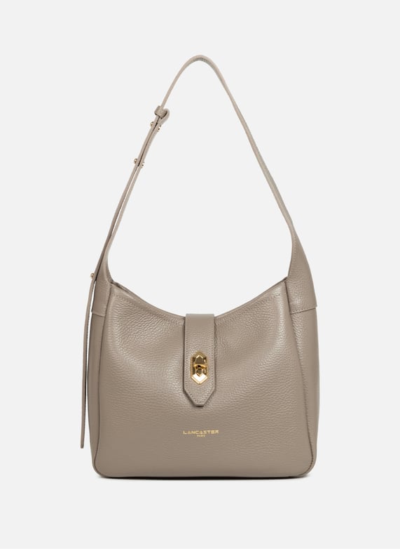 Small bucket bag - Top Double | Grey by LANCASTER Small bucket bag - Top Double Grey