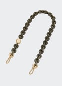 Bandoulière Donut en cuir  DONUT Dark khaki