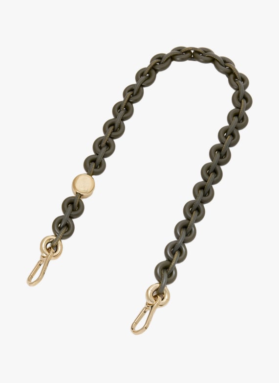 Bandoulière Donut en cuir  | Kaki by LOEWE Bandoulière Donut en cuir  Kaki
