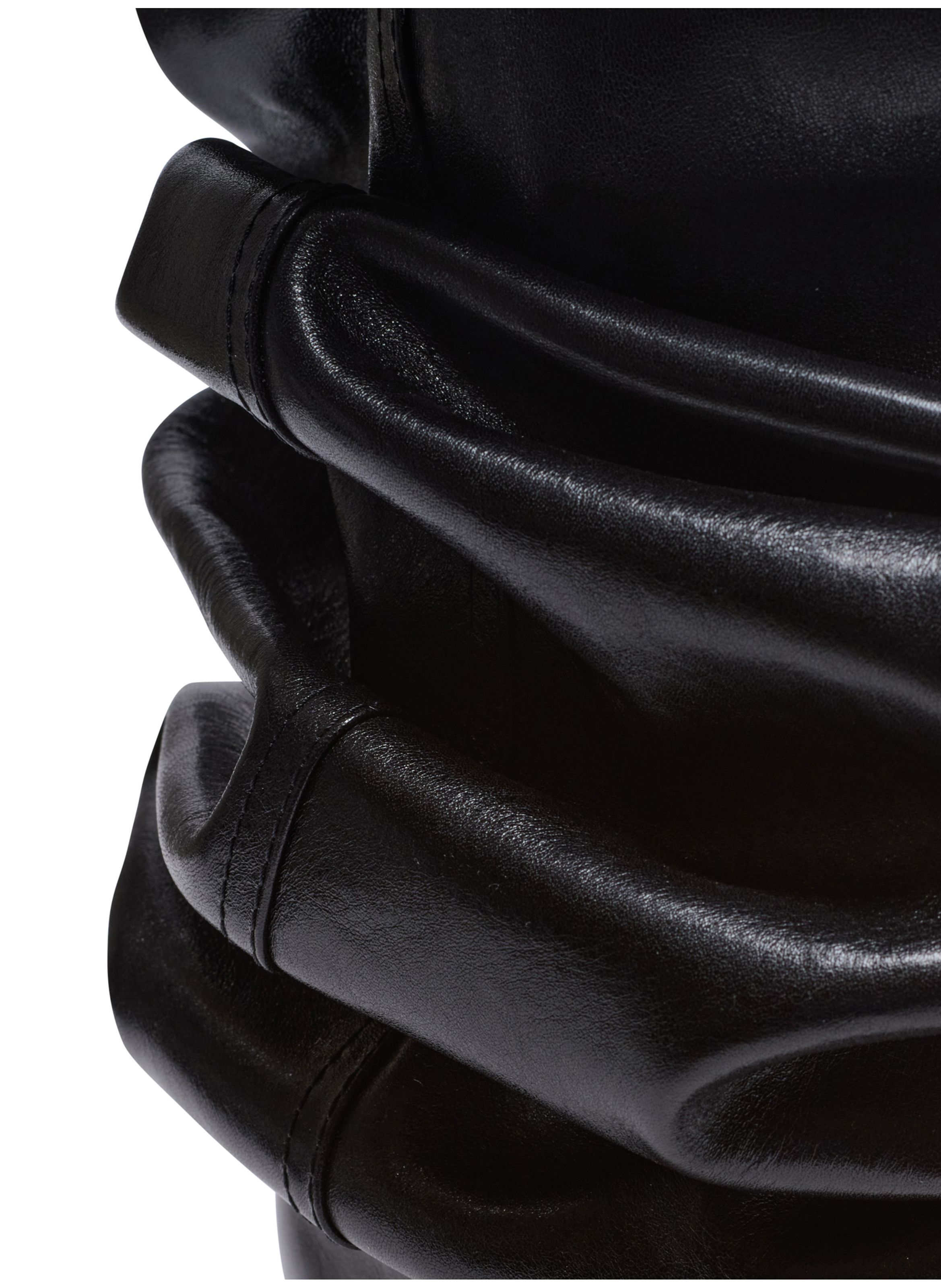 Bottes cuissardes wedge BALMAIN Noir