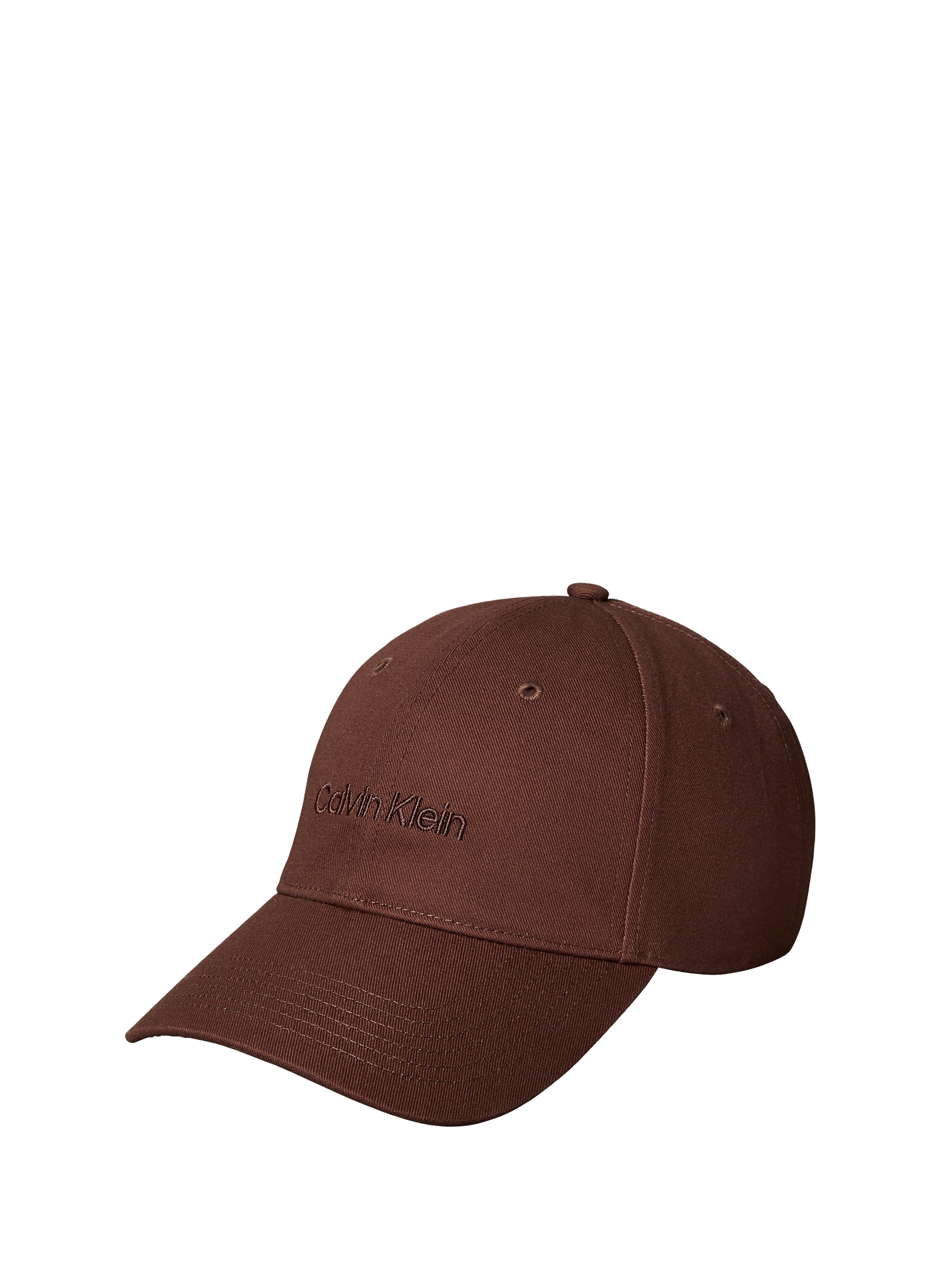 Adjustable cotton cap CALVIN KLEIN Brown