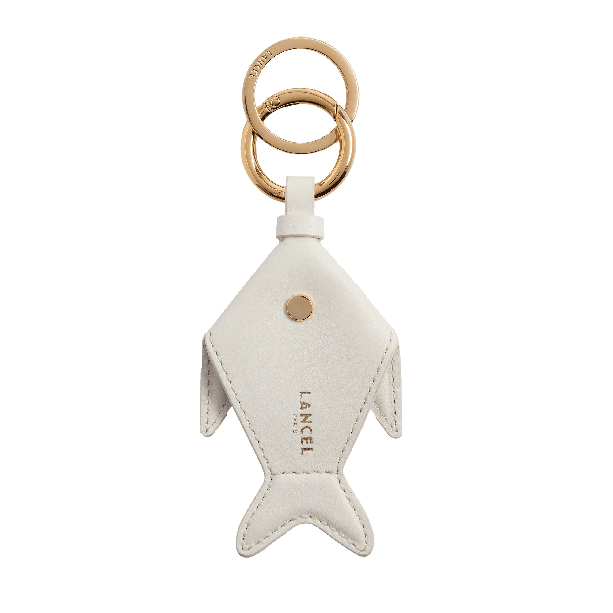 Key holder lancel beach capsule by lancel in leather LANCEL White