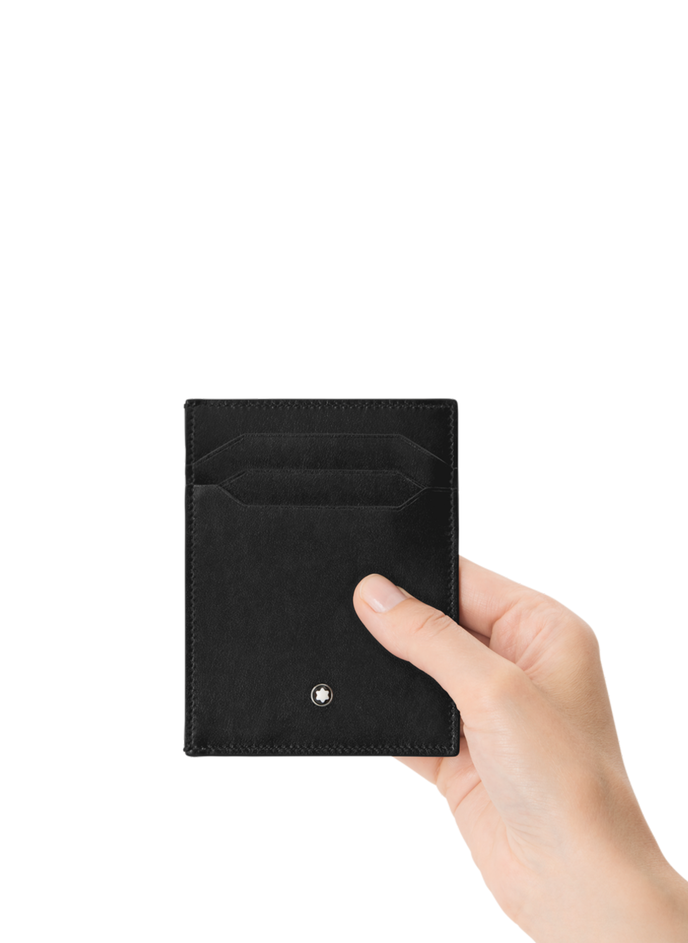  Leather card holder MONTBLANC Black
