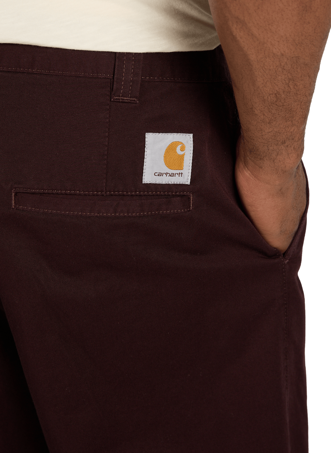 Pantalon Merrick en coton Marron