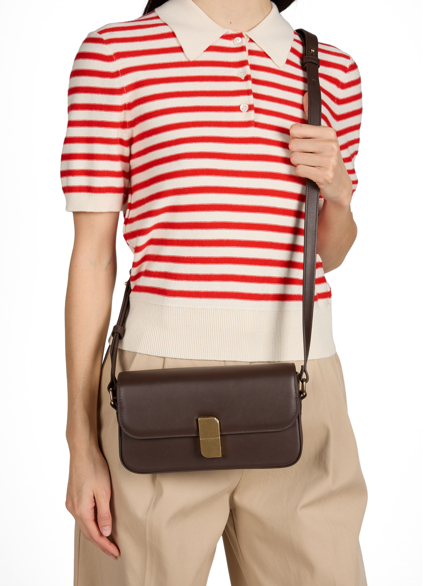 Alice S shoulder bag NAT & NIN Brown