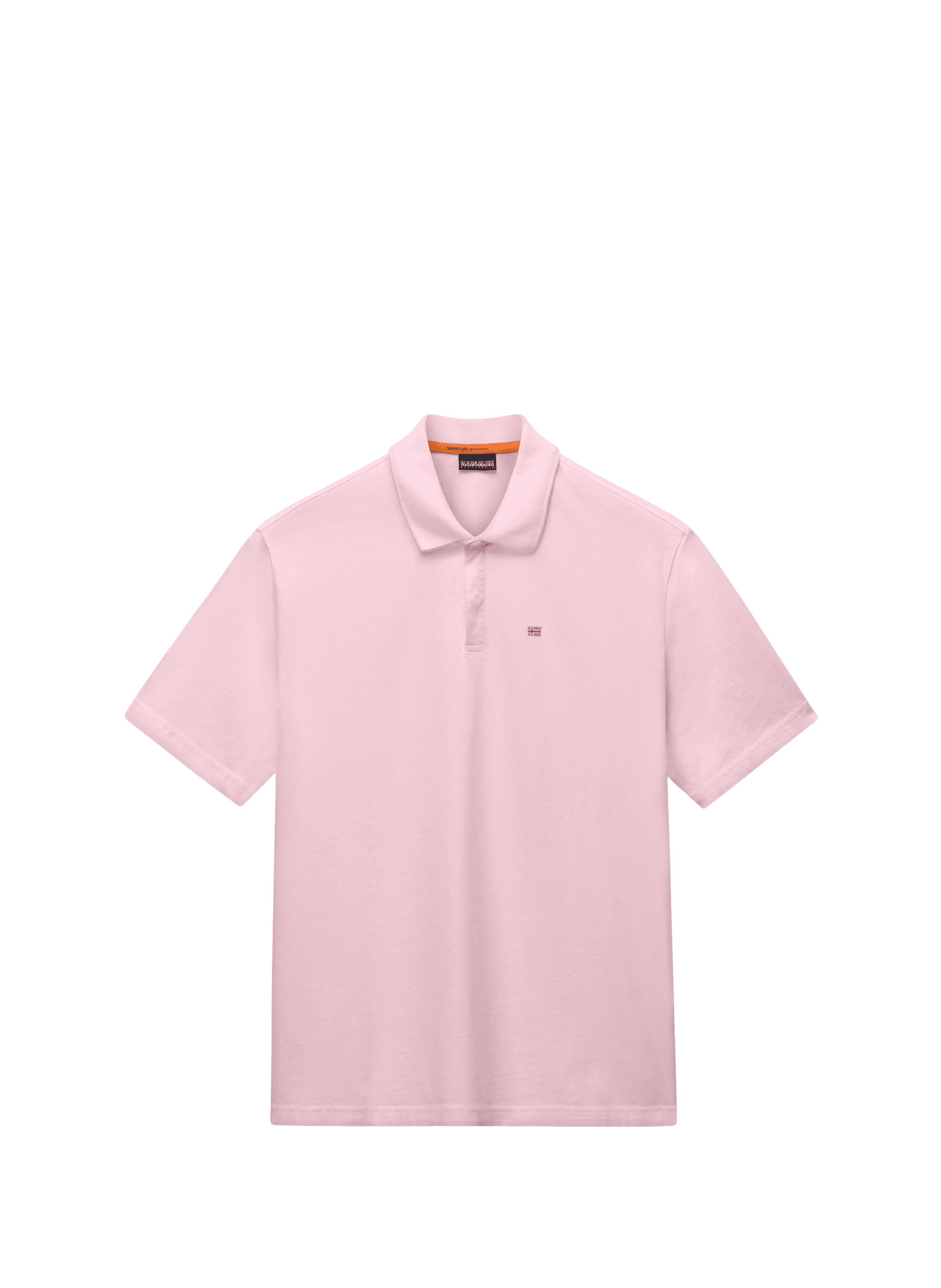 Polo manches courtes E-Nedles en coton NAPAPIJRI Rose